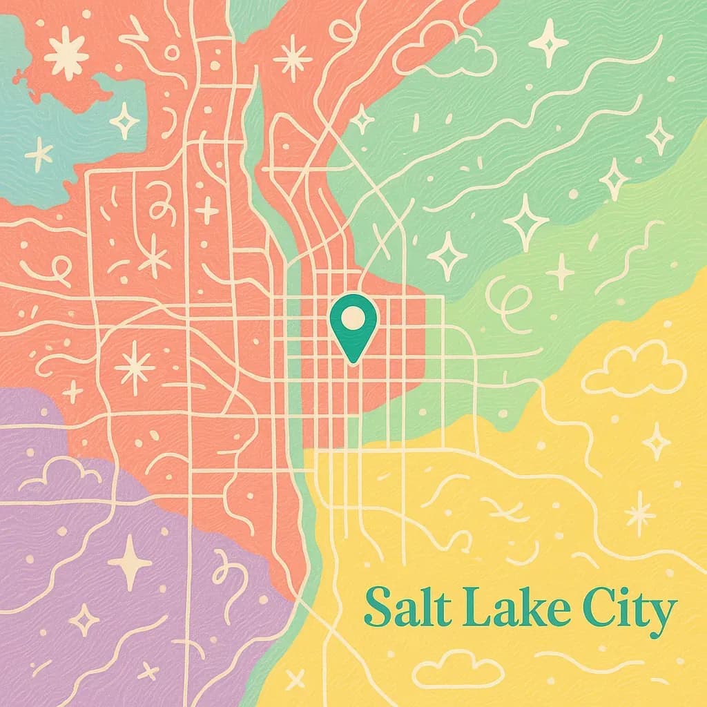 Salt Lake City map