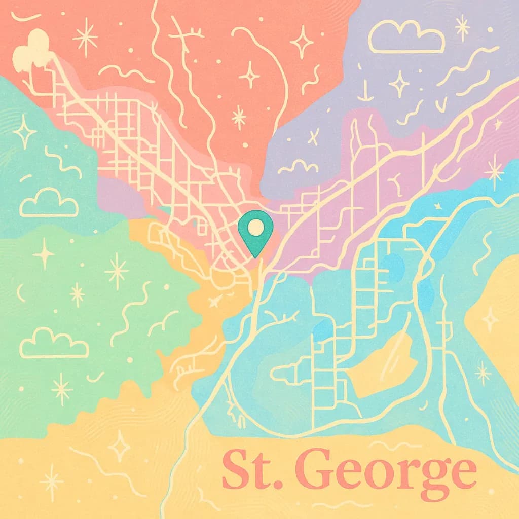 St. George map