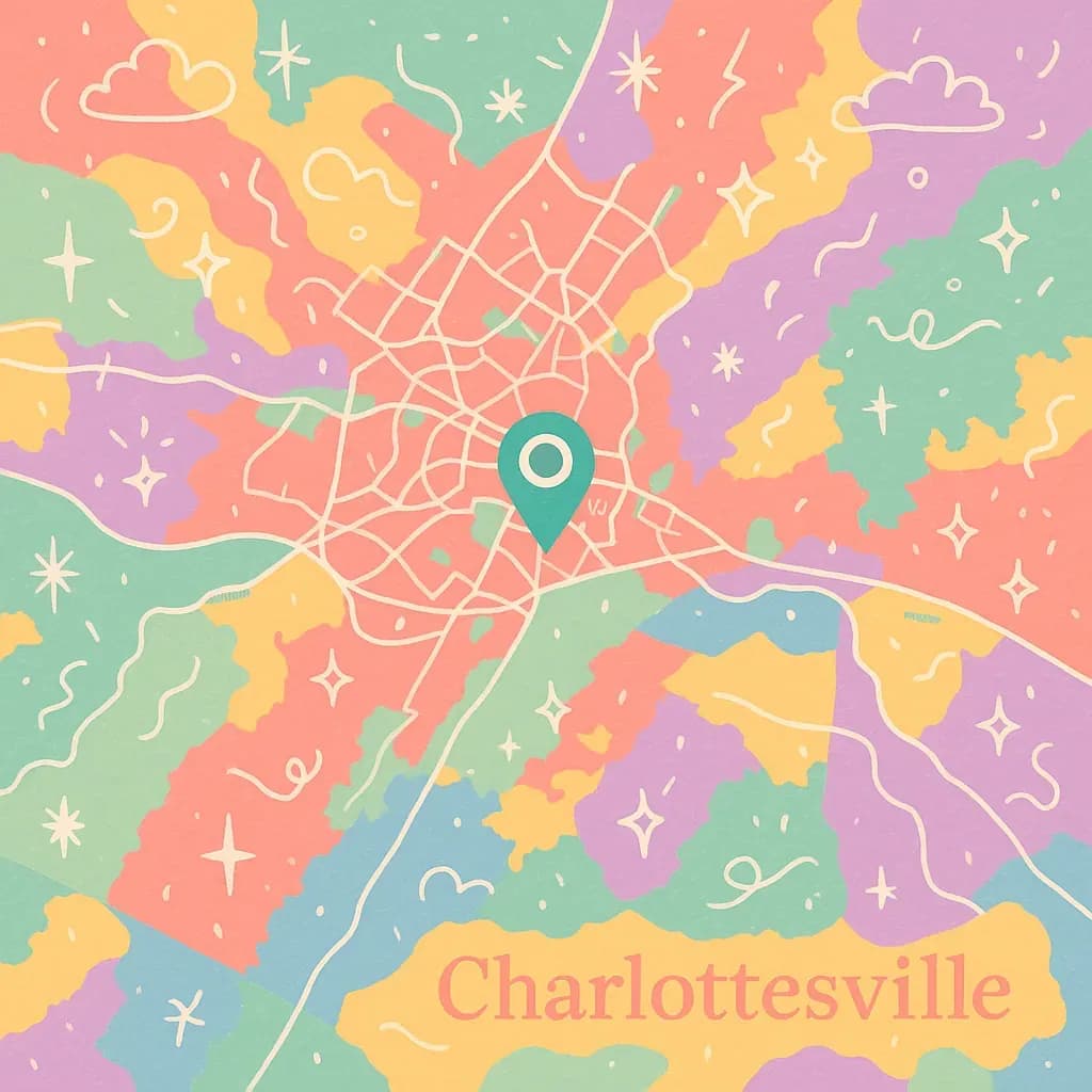 Charlottesville map