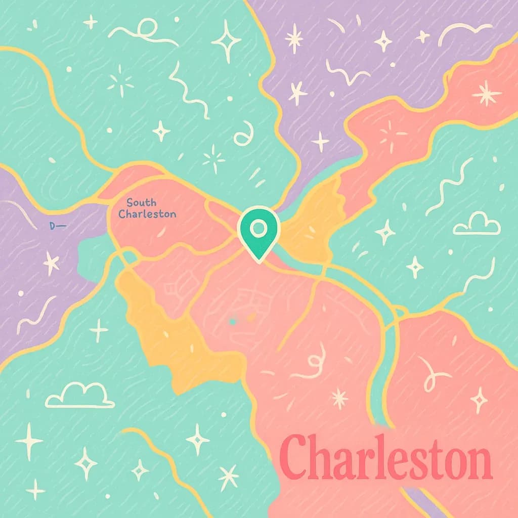 Charleston map