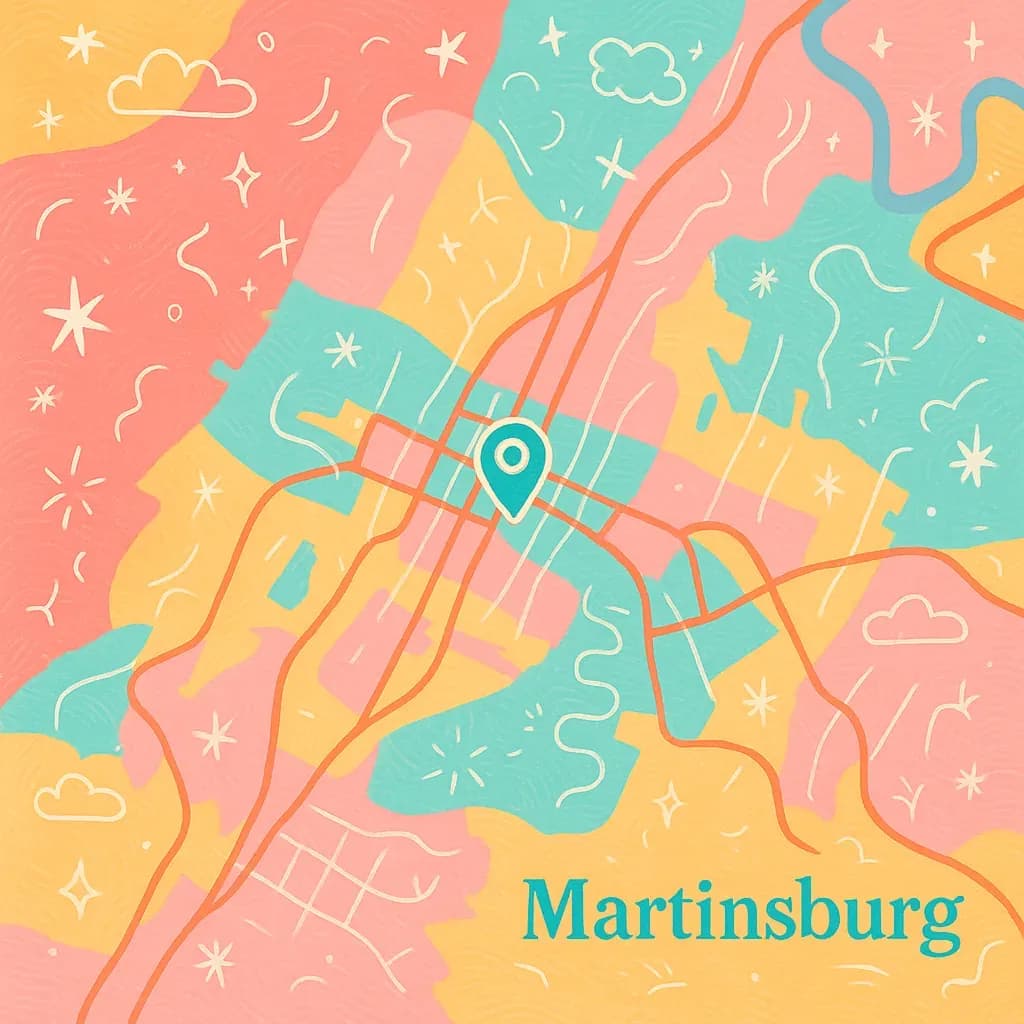 Martinsburg map