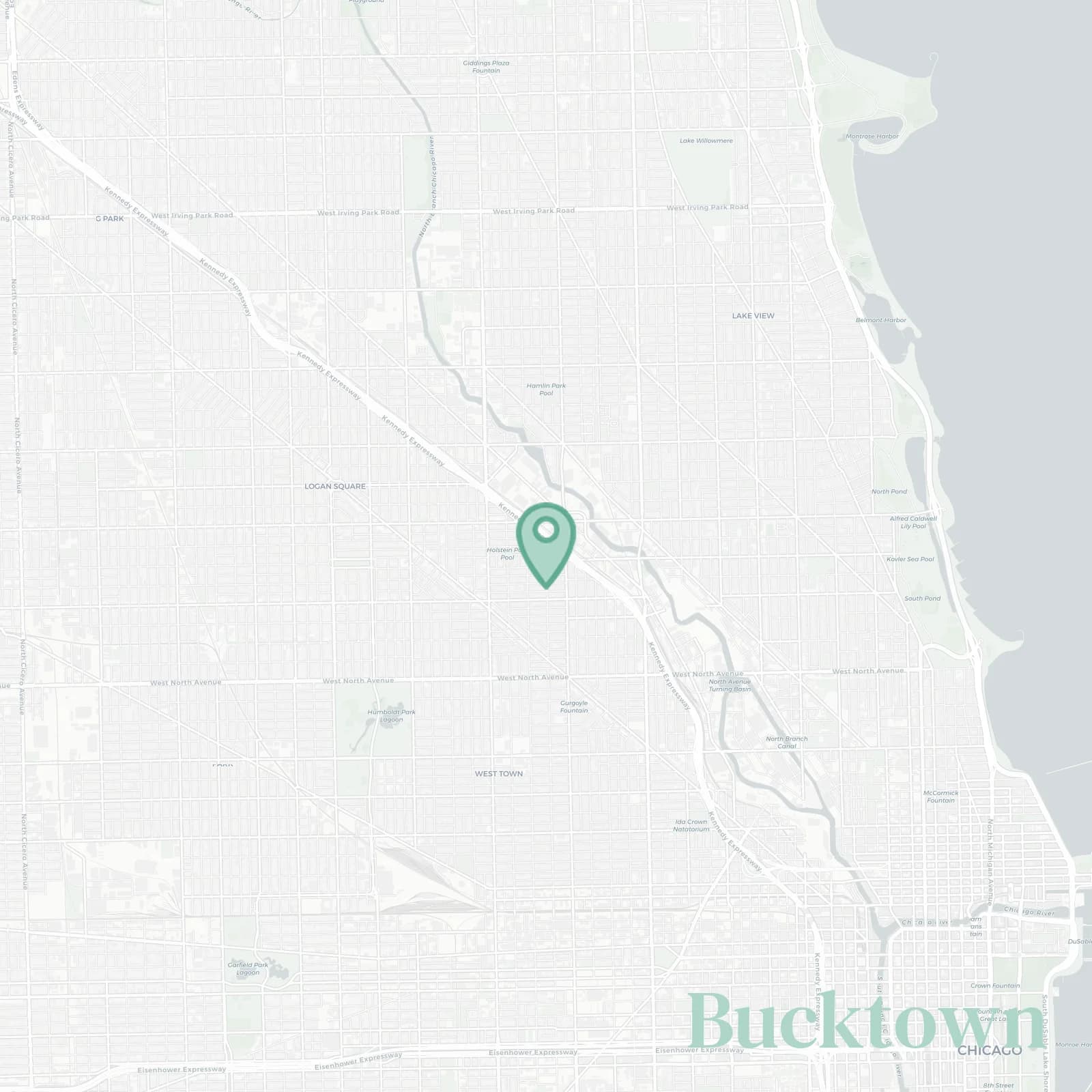Bucktown map