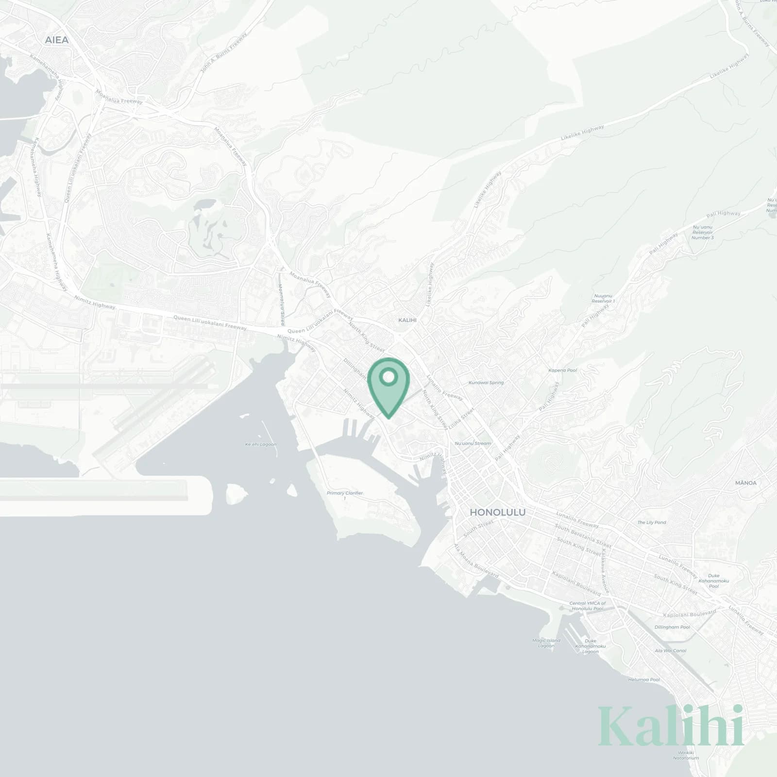 Kalihi map