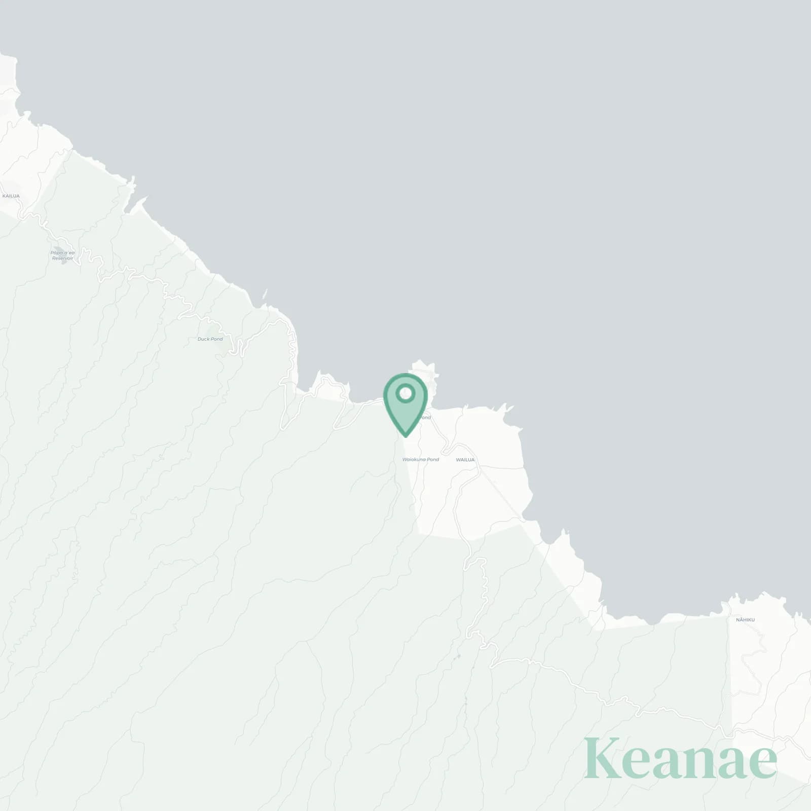 Keanae map
