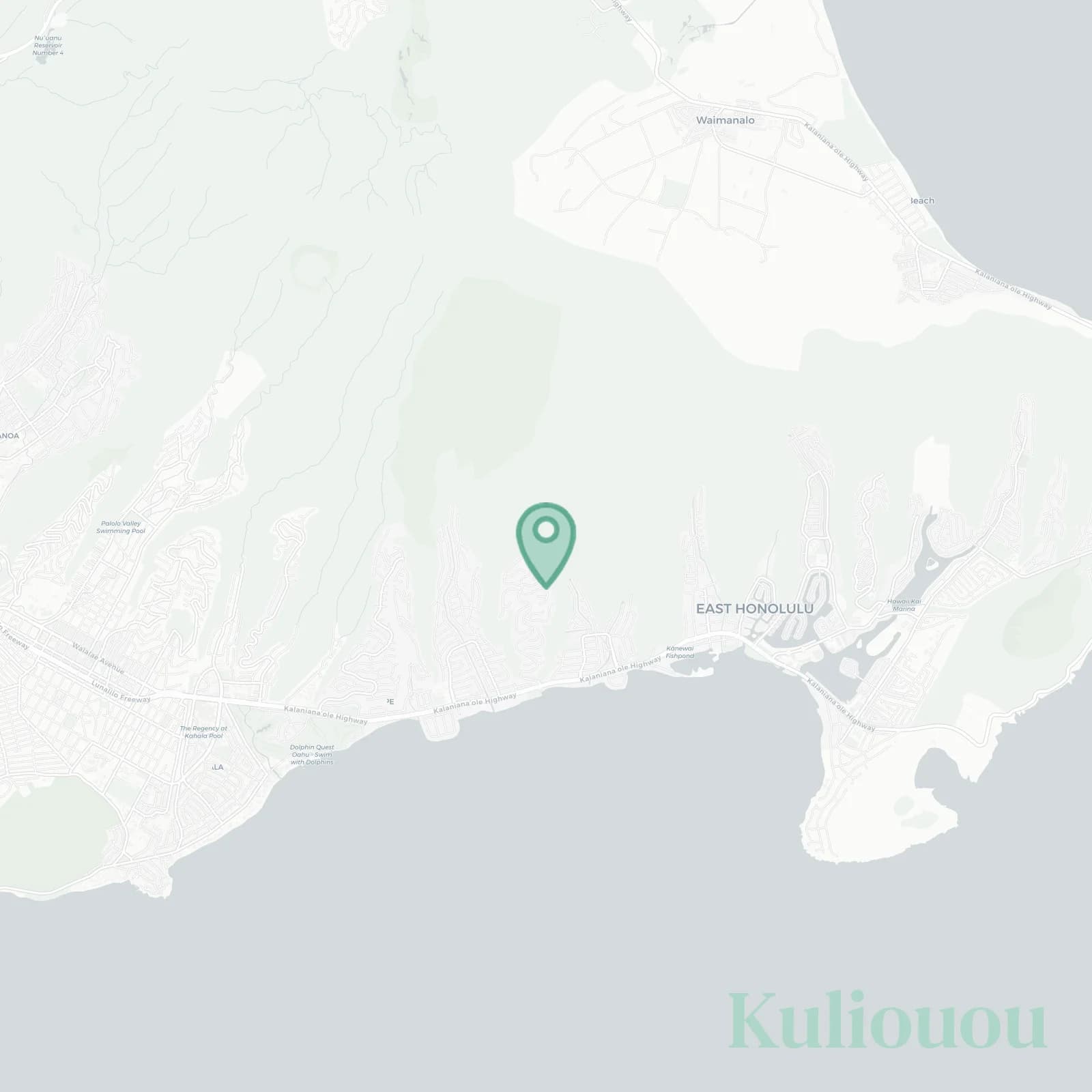 Kuliʻouʻou map