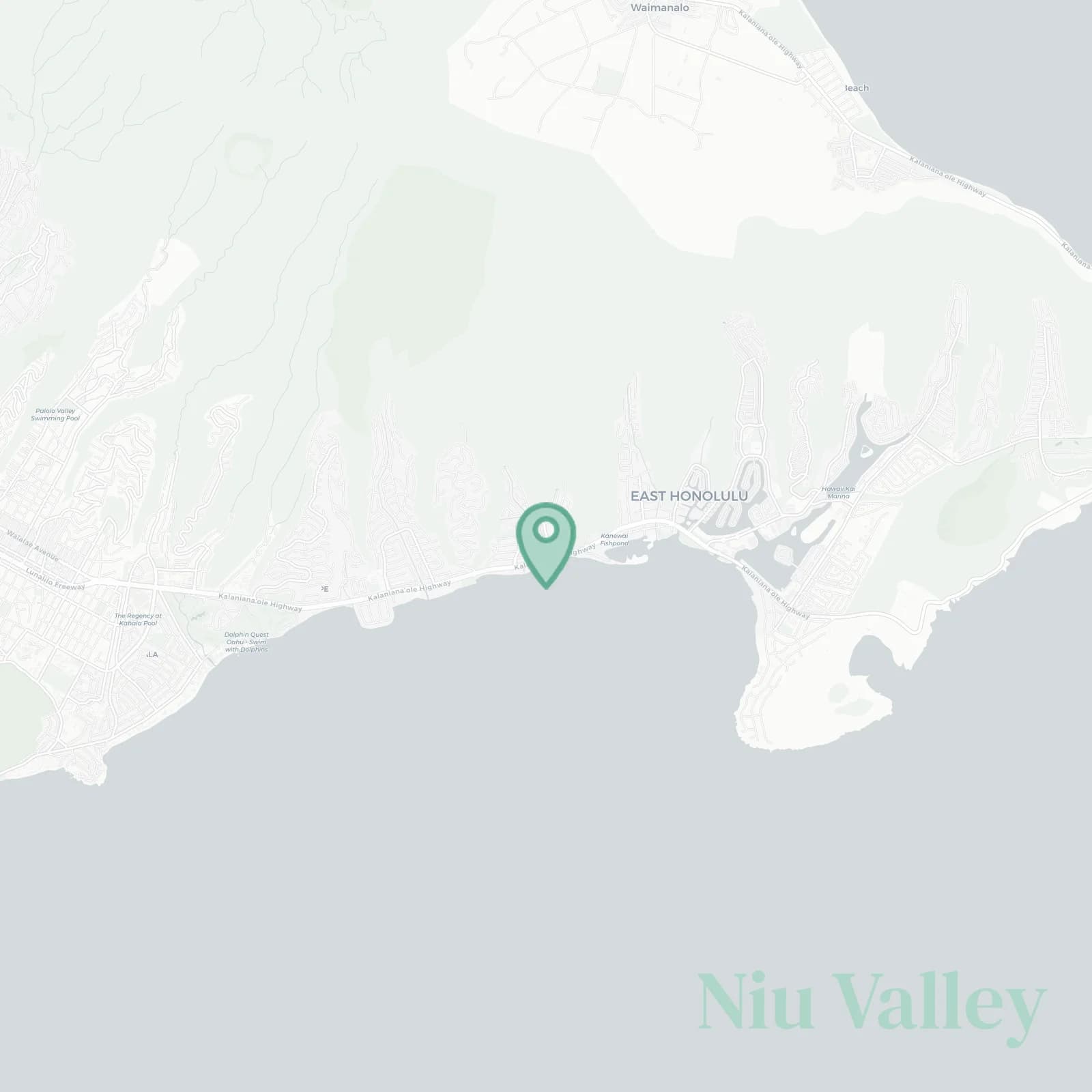 Niu Valley map