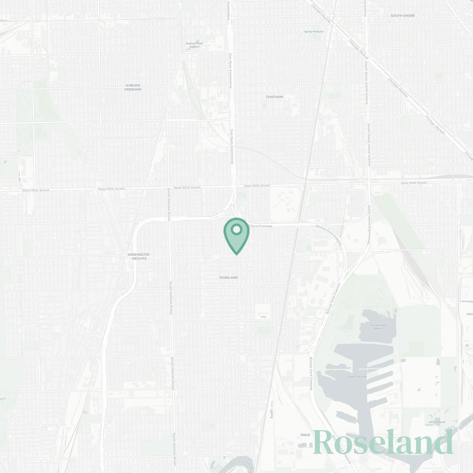 Roseland map