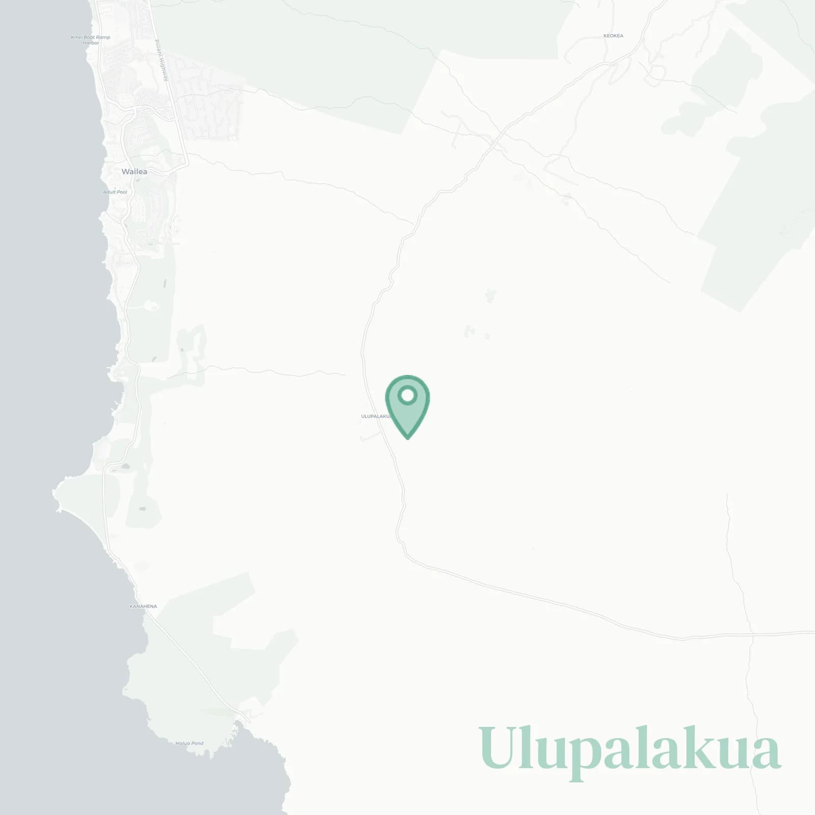 Ulupalakua map