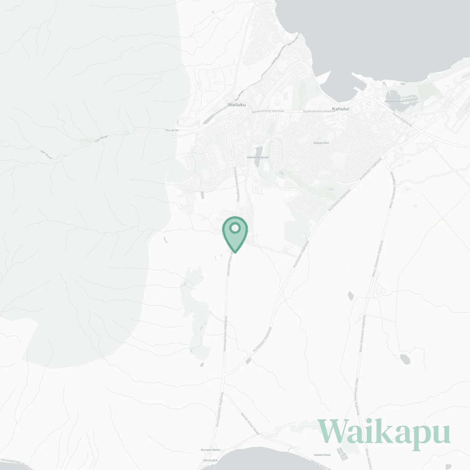 Waikapu map