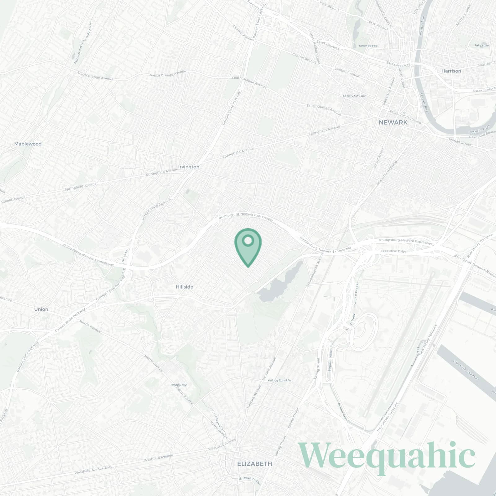 Weequahic map