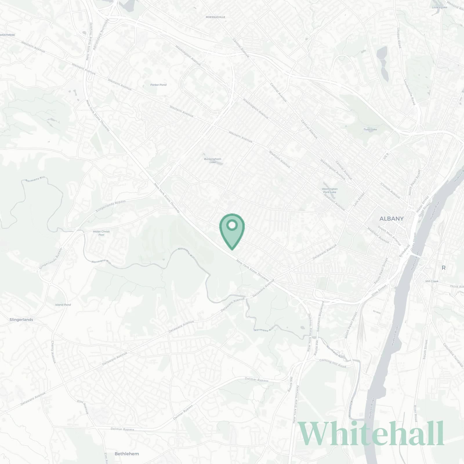 Whitehall map