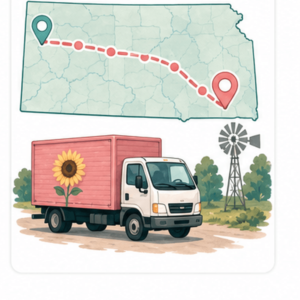 Moving to Kansas routes