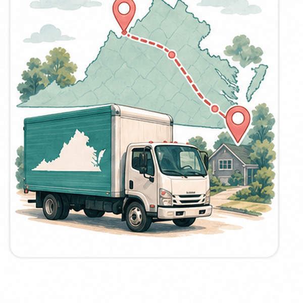 Moving to Virginia routes