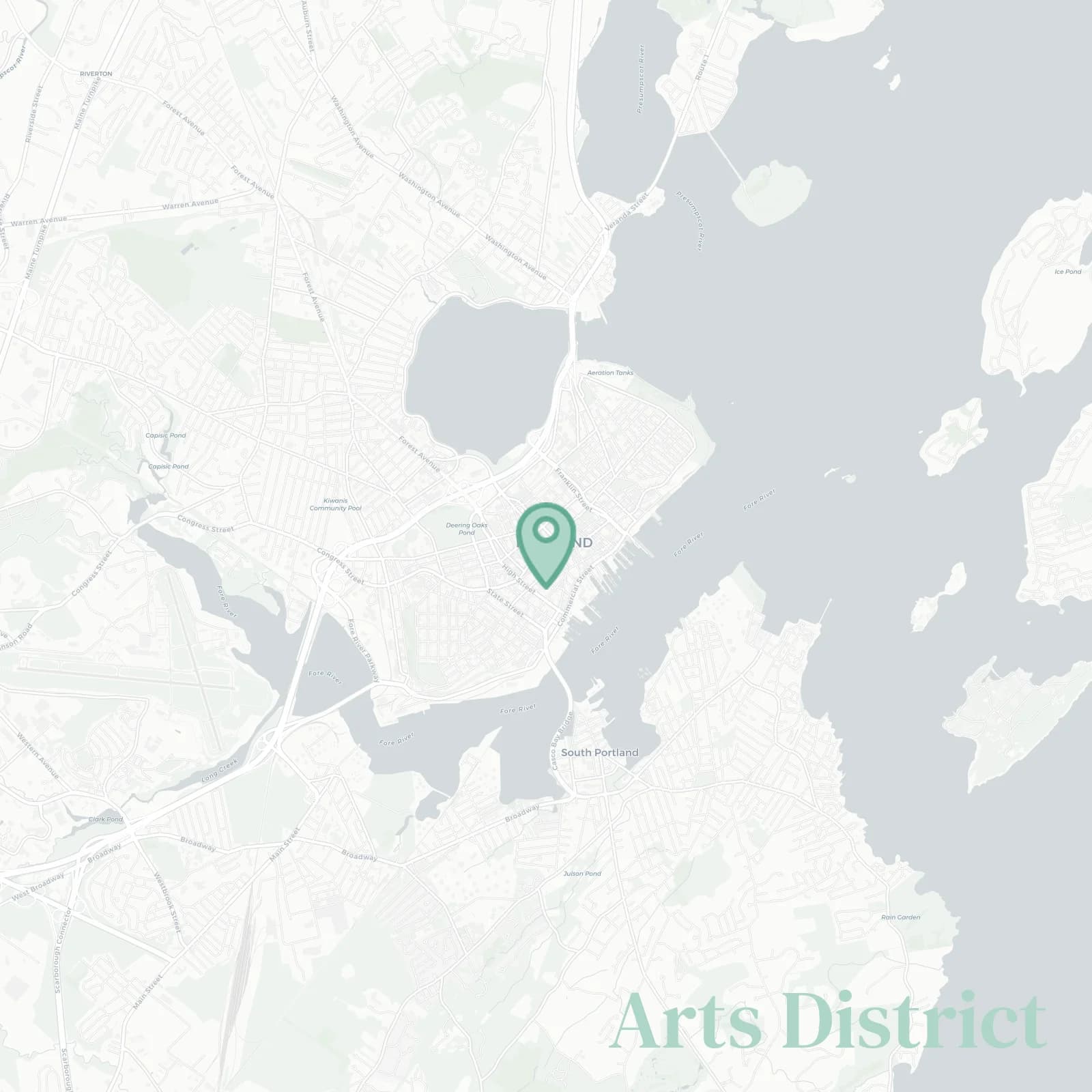 Arts District map