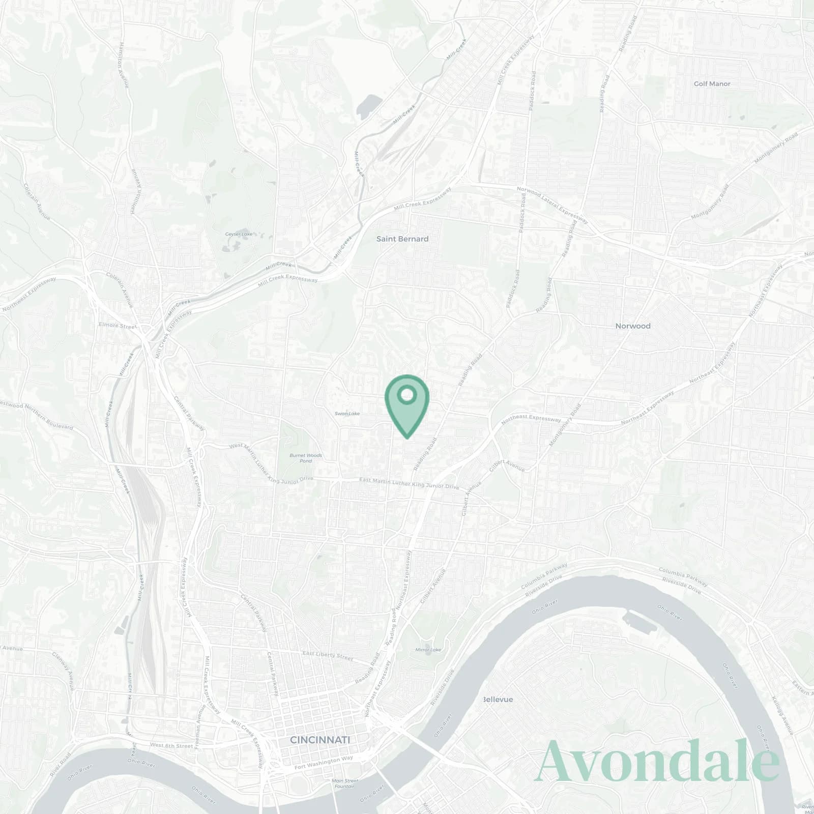 Avondale map