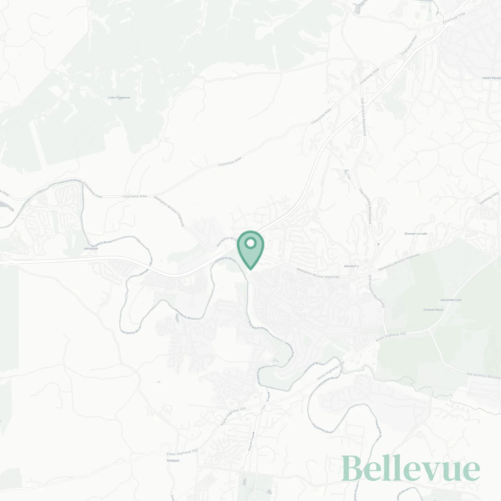 Bellevue map