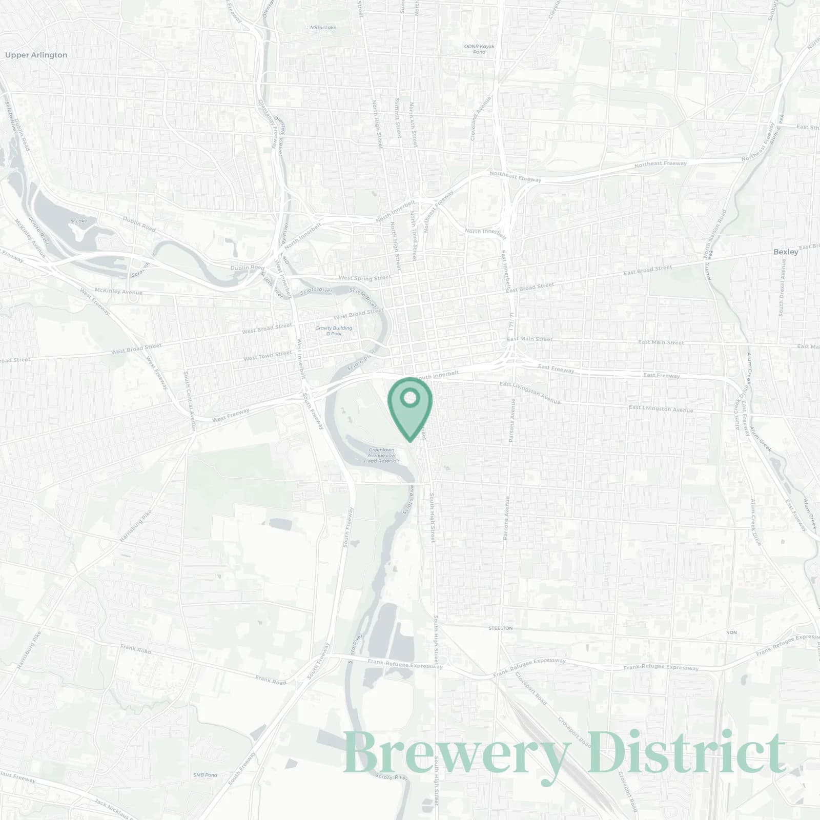 Brewery District map