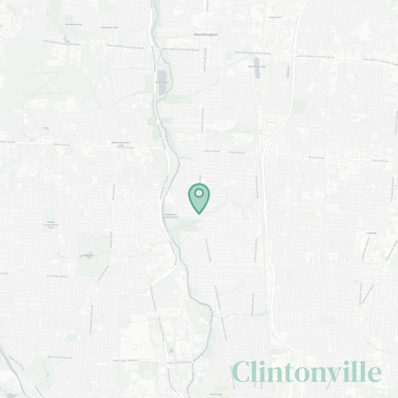 Clintonville map