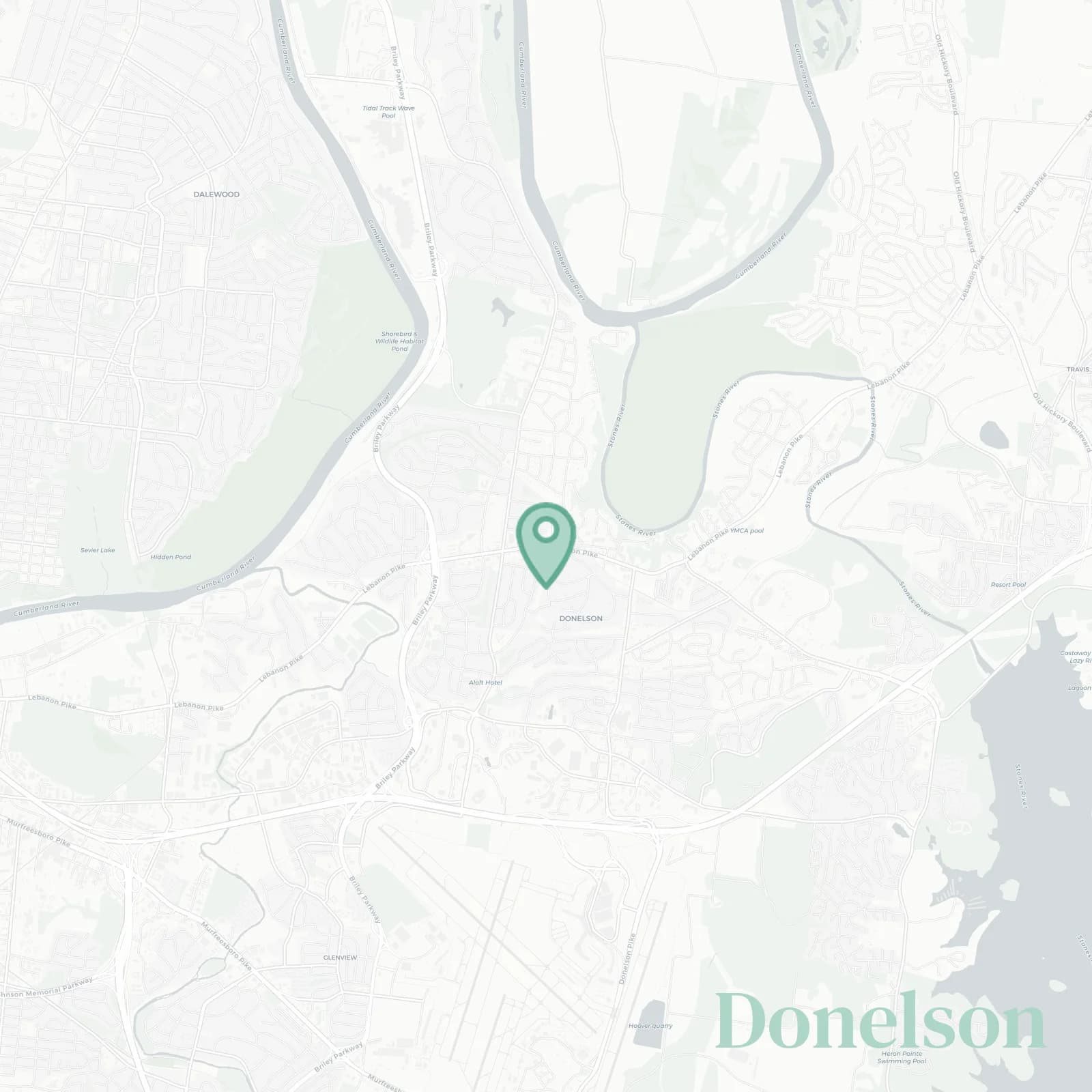Donelson map