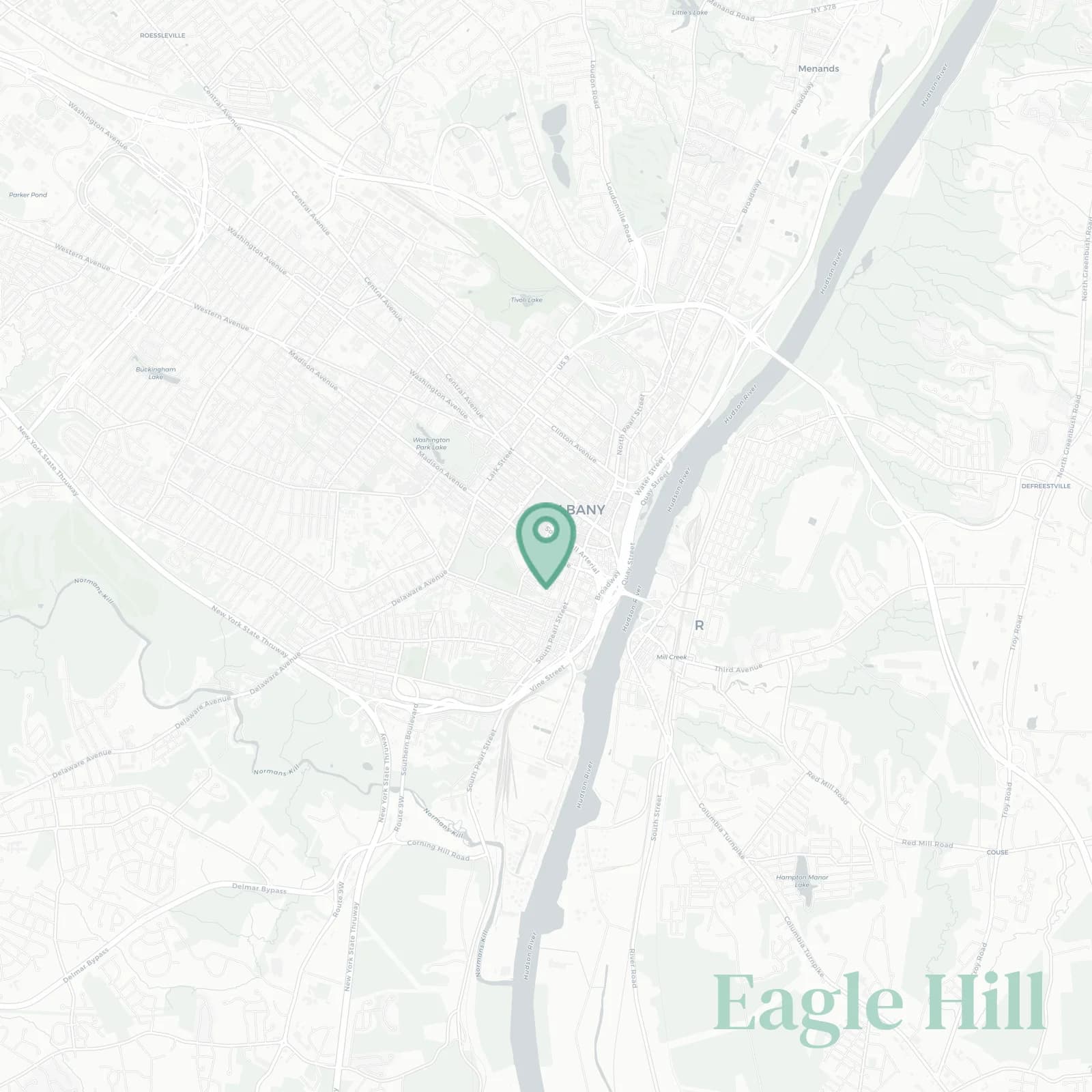 Eagle Hill map
