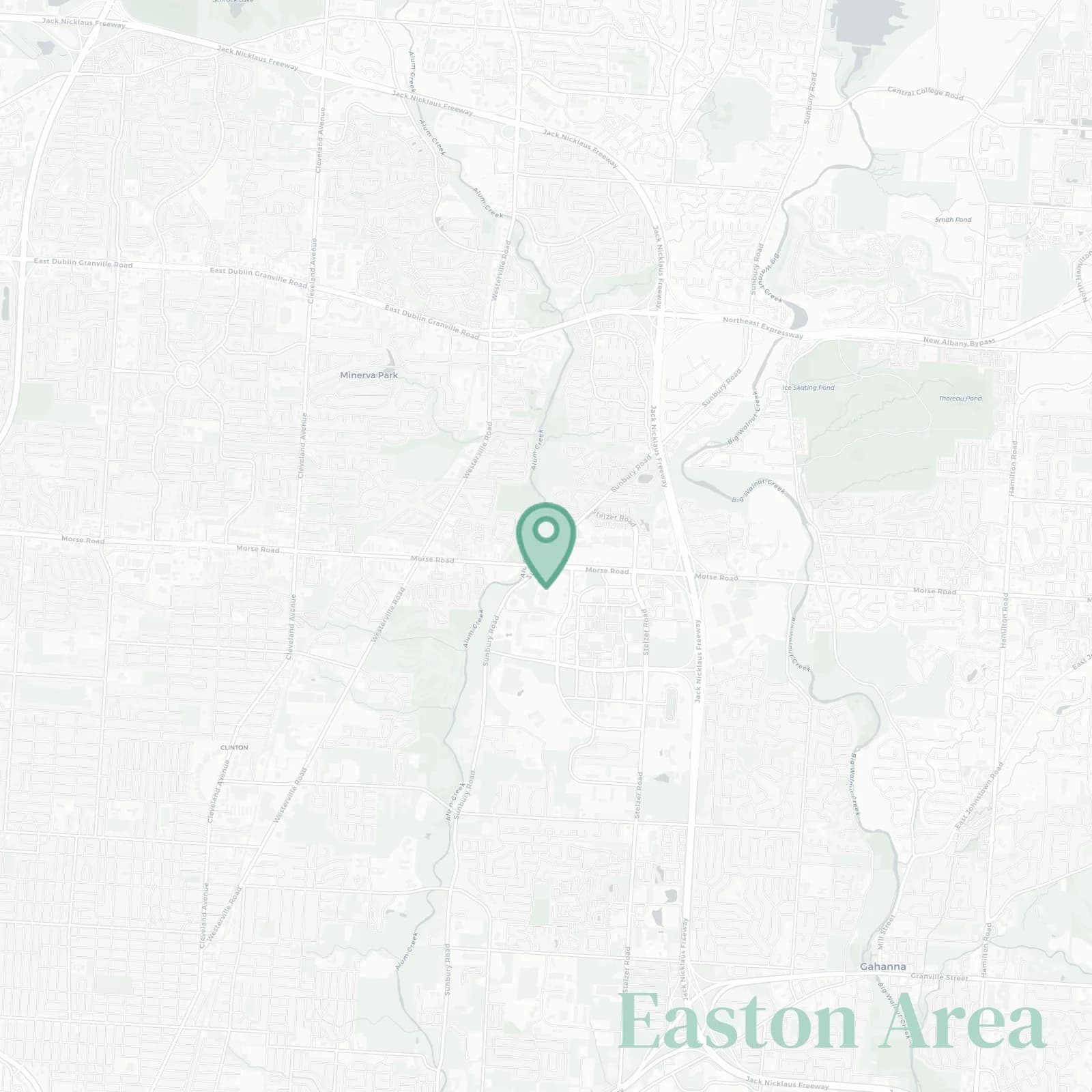 Easton Area map