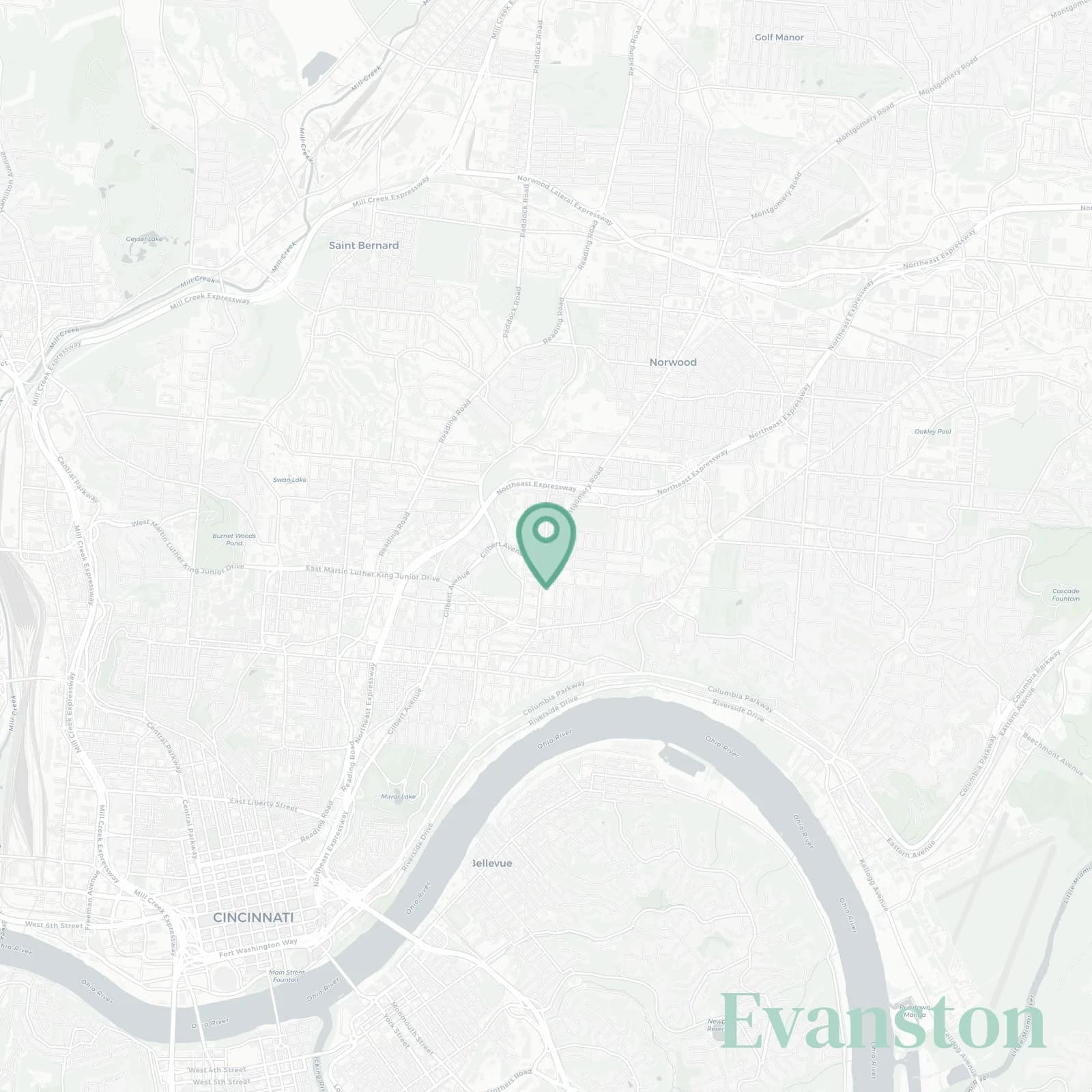 Evanston map
