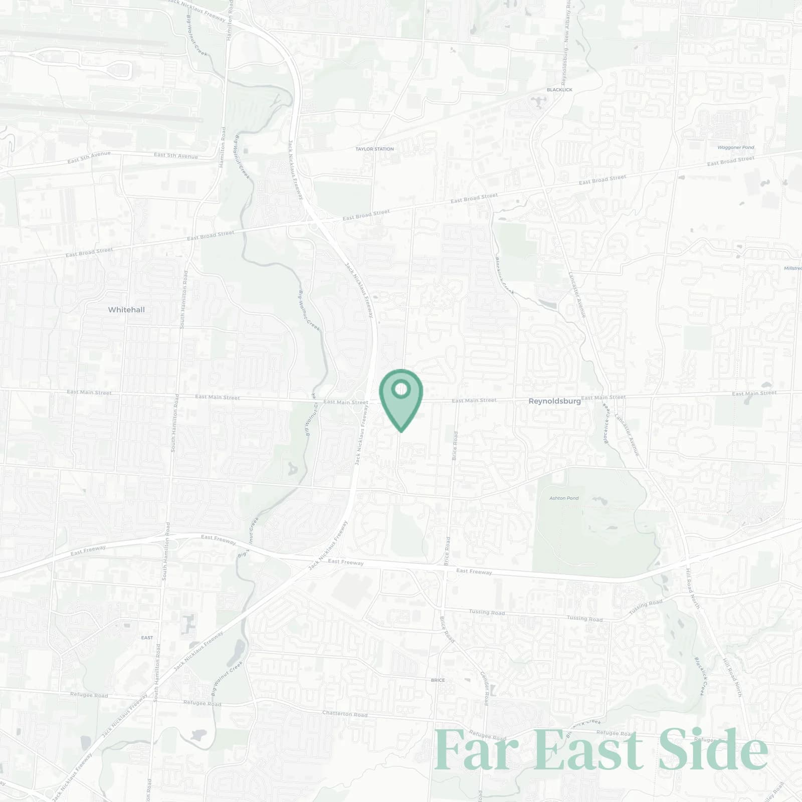 Far East Side map