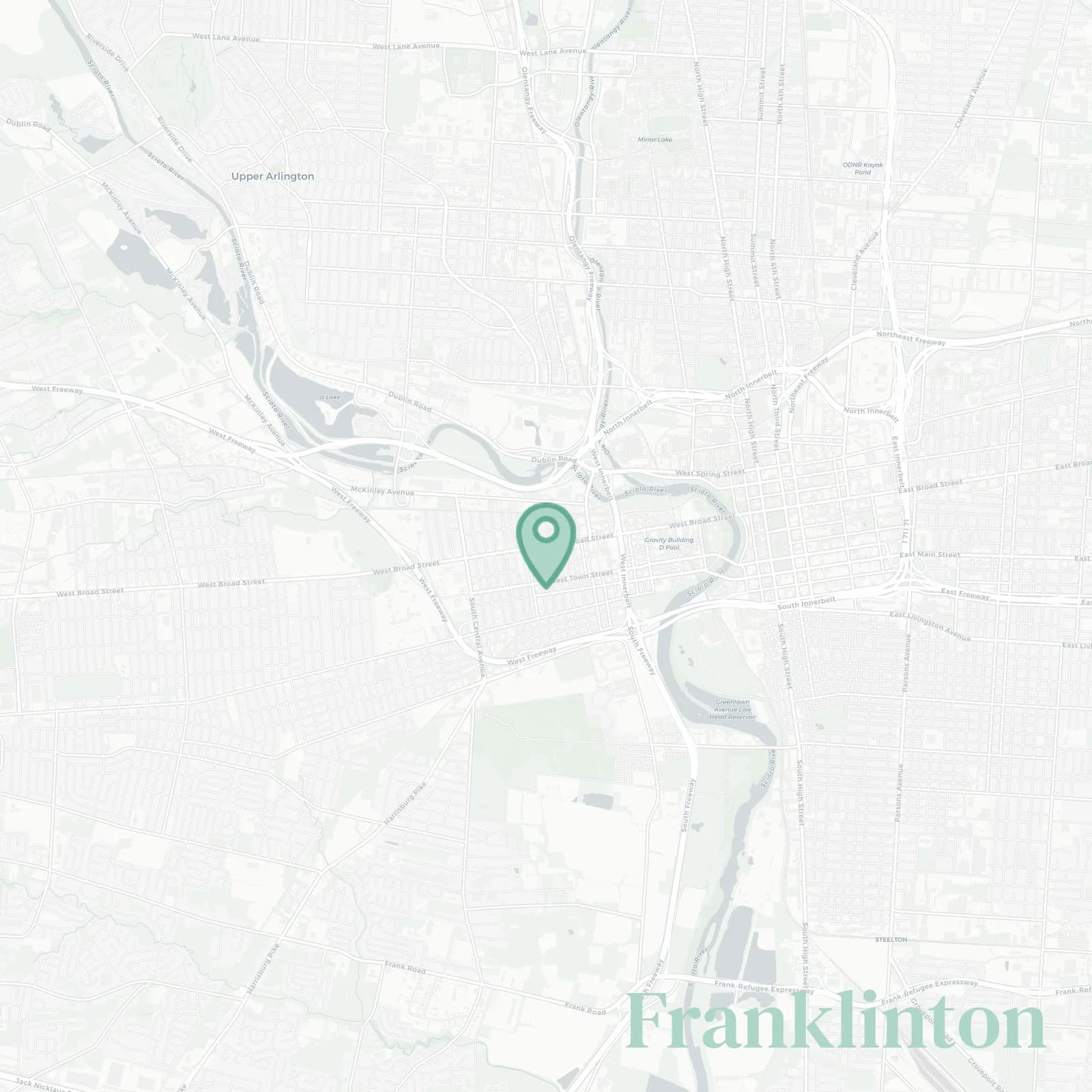 Franklinton map