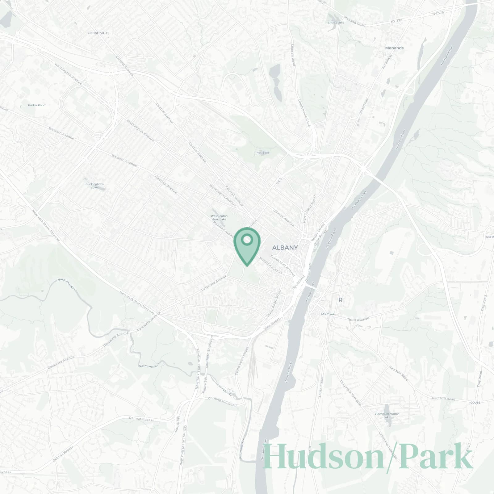 Hudson/Park map