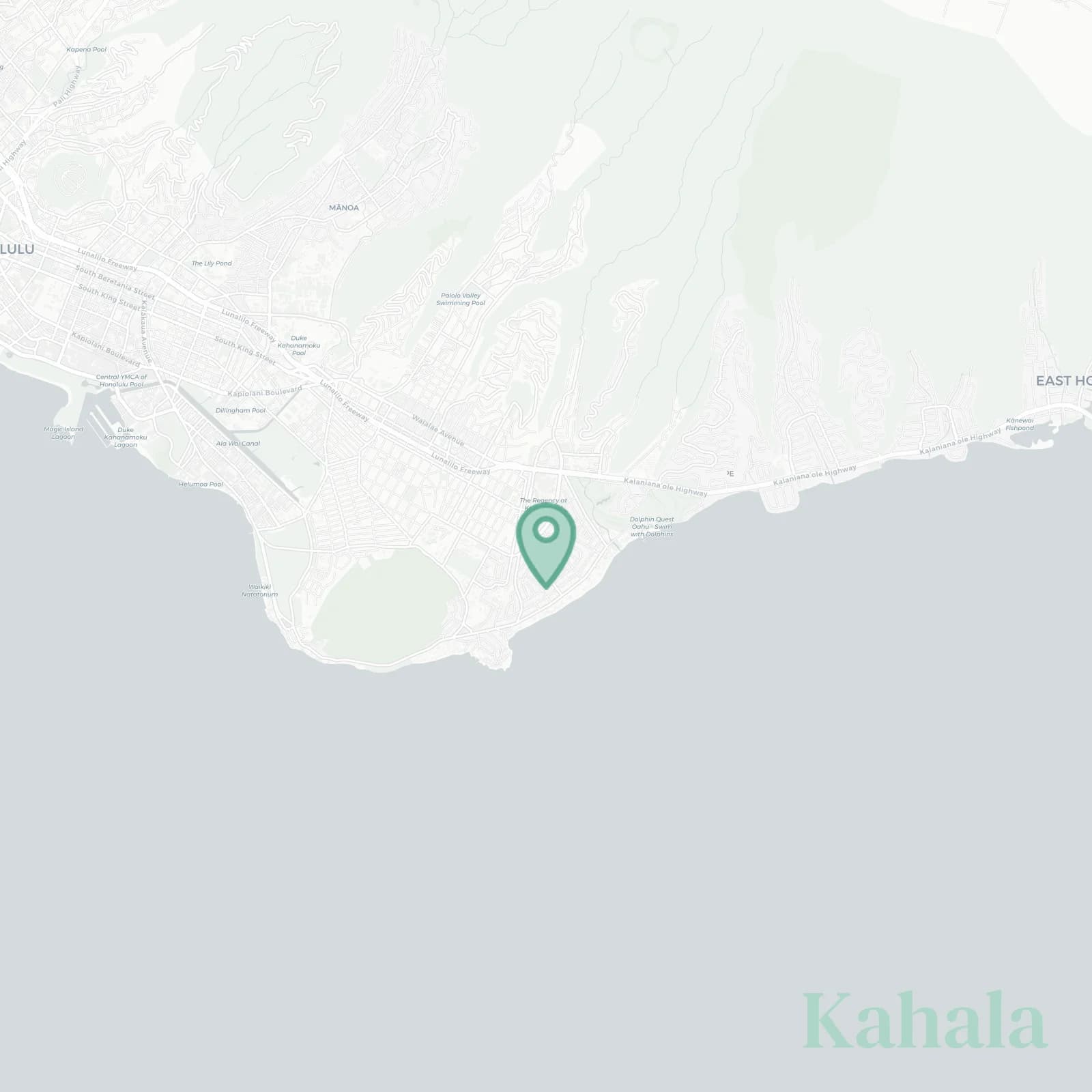 Kāhala map