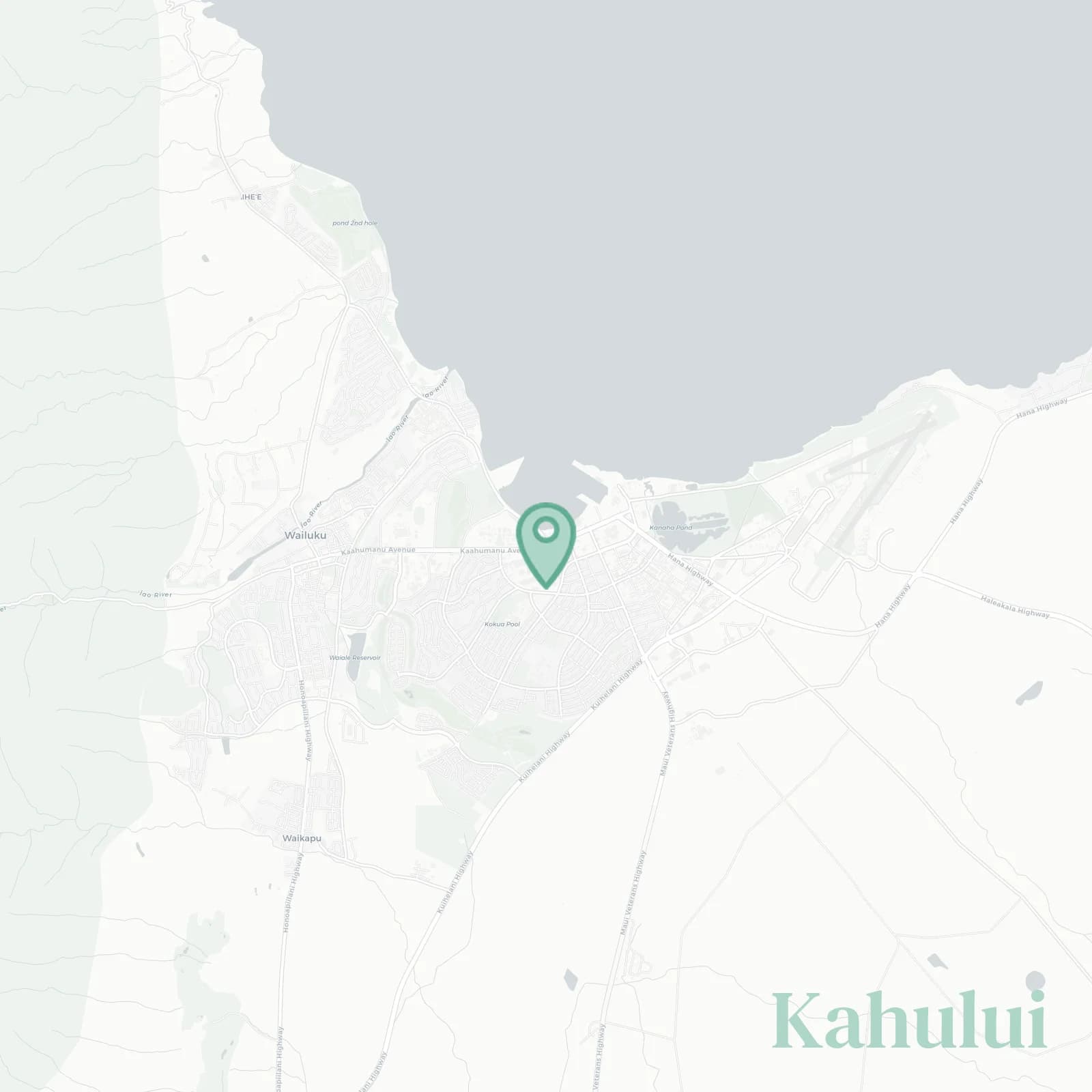 Kahului map