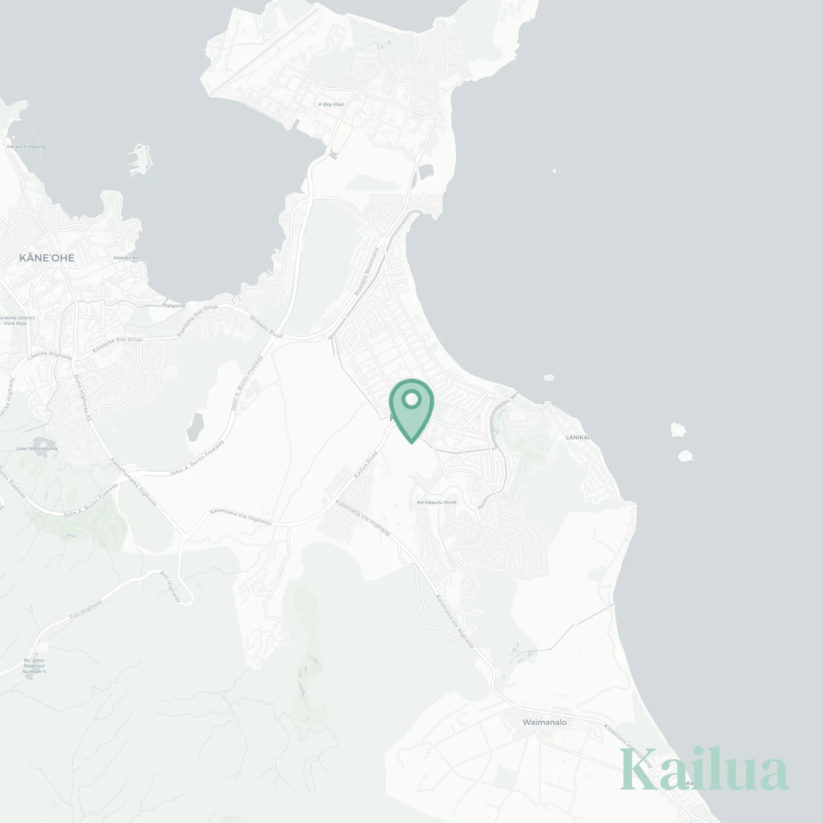 Kailua map
