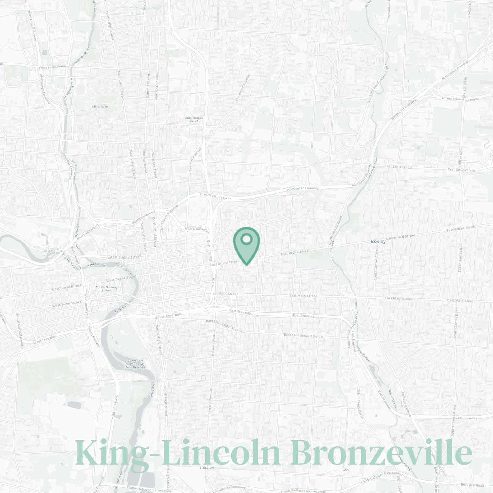 King-Lincoln Bronzeville map
