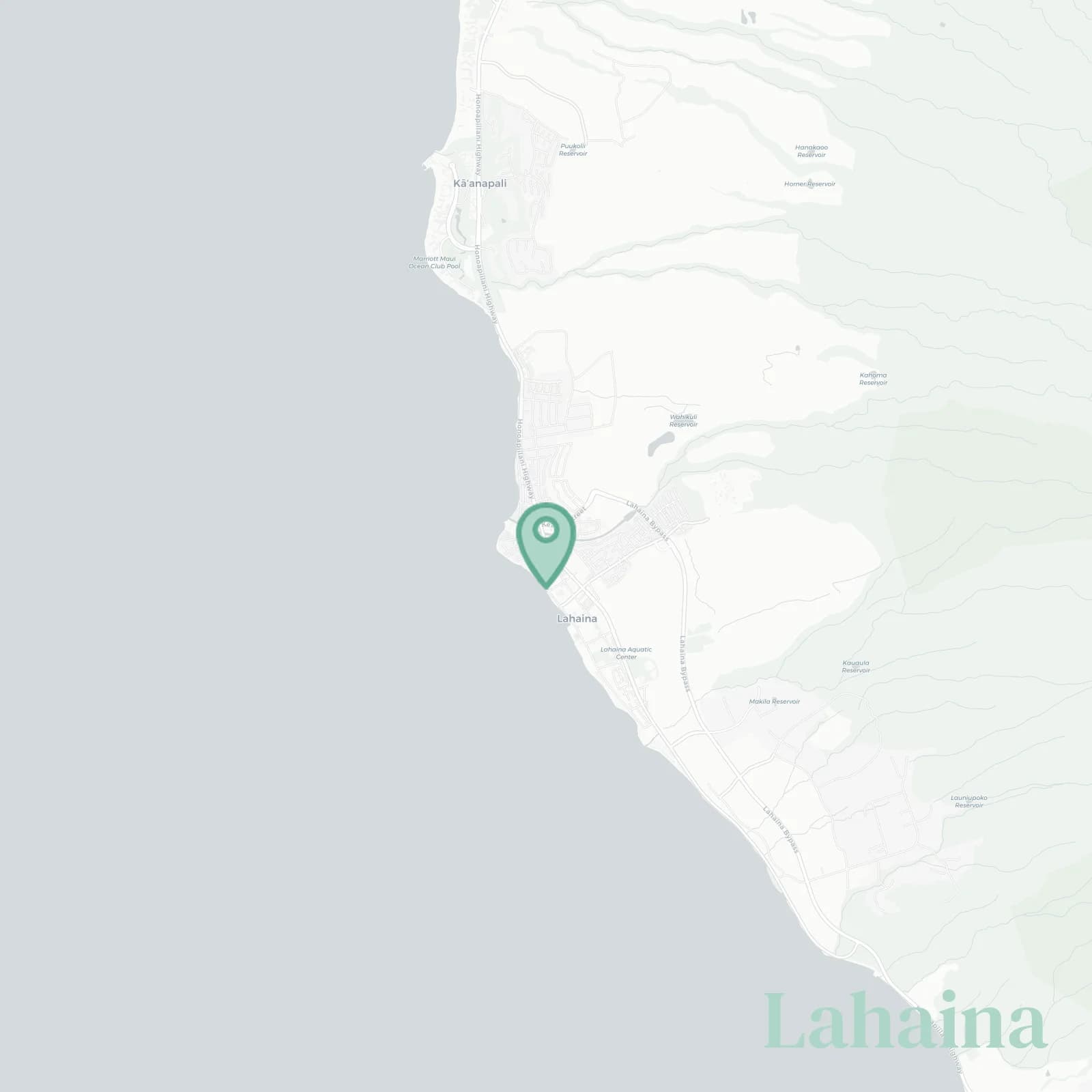 Lahaina map