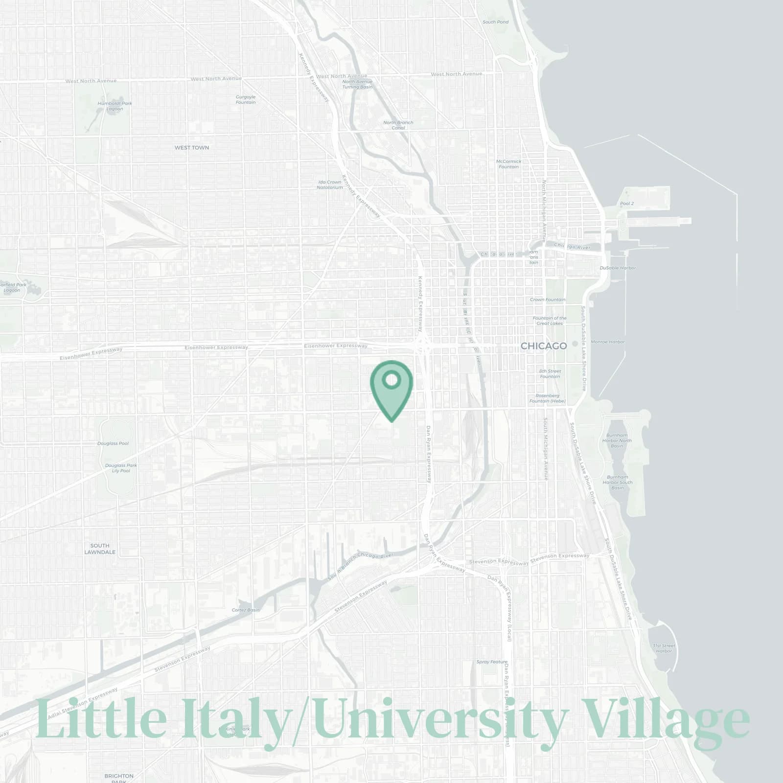 Little Italy/University Village map