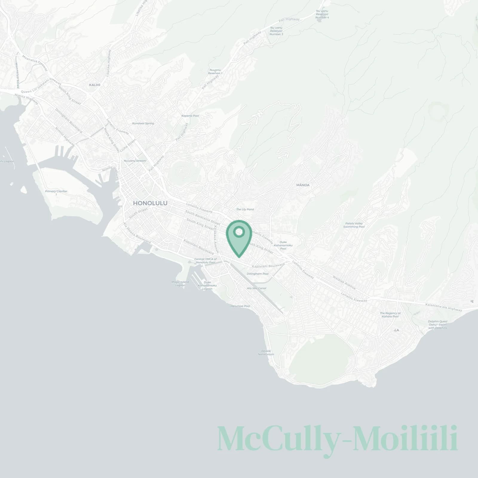 McCully-Moʻiliʻili map