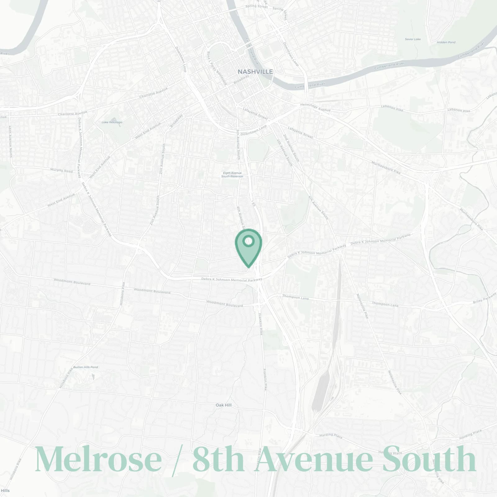 Melrose / 8th Avenue South map