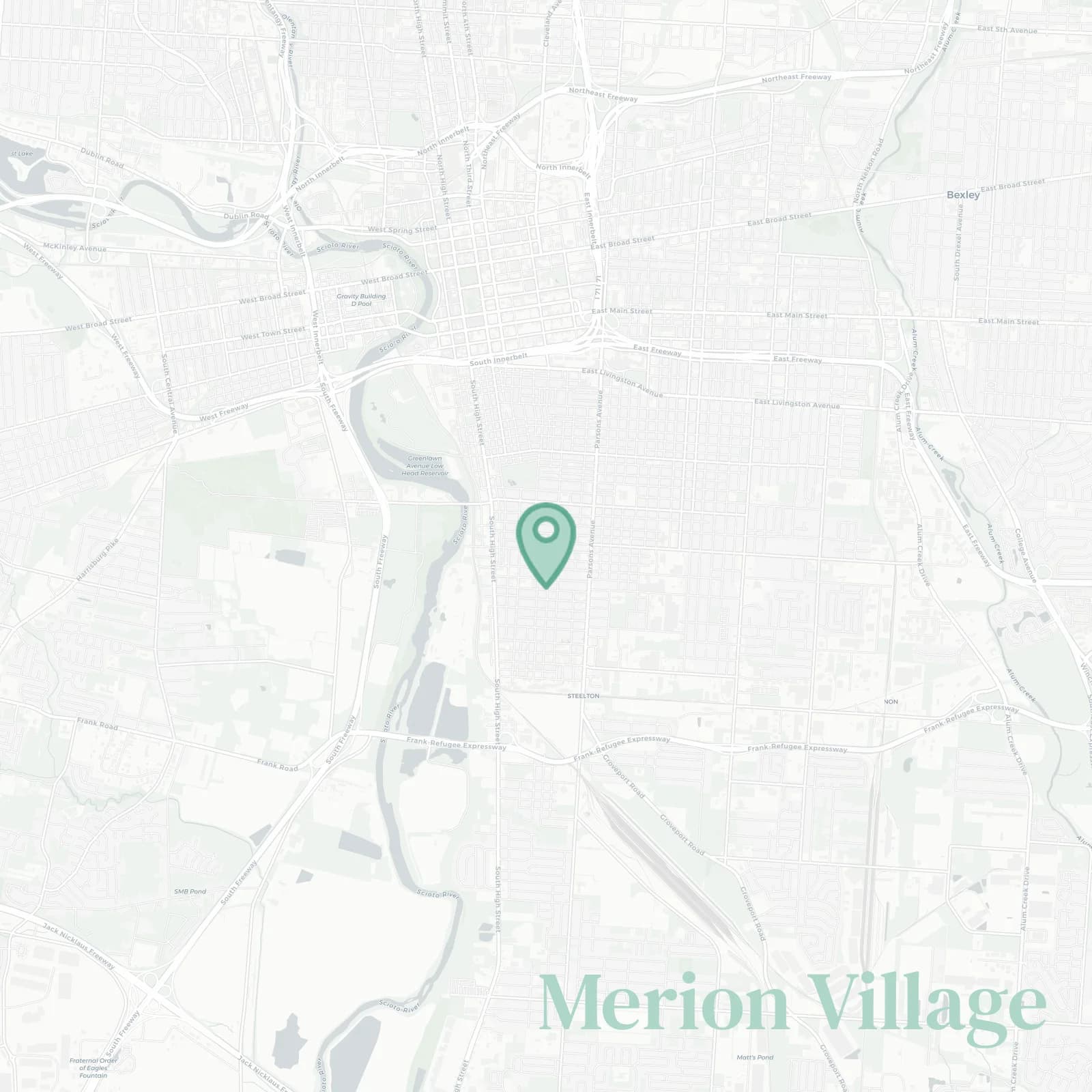 Merion Village map