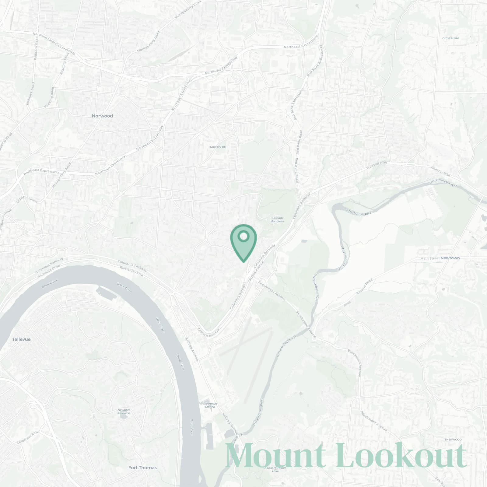 Mount Lookout map