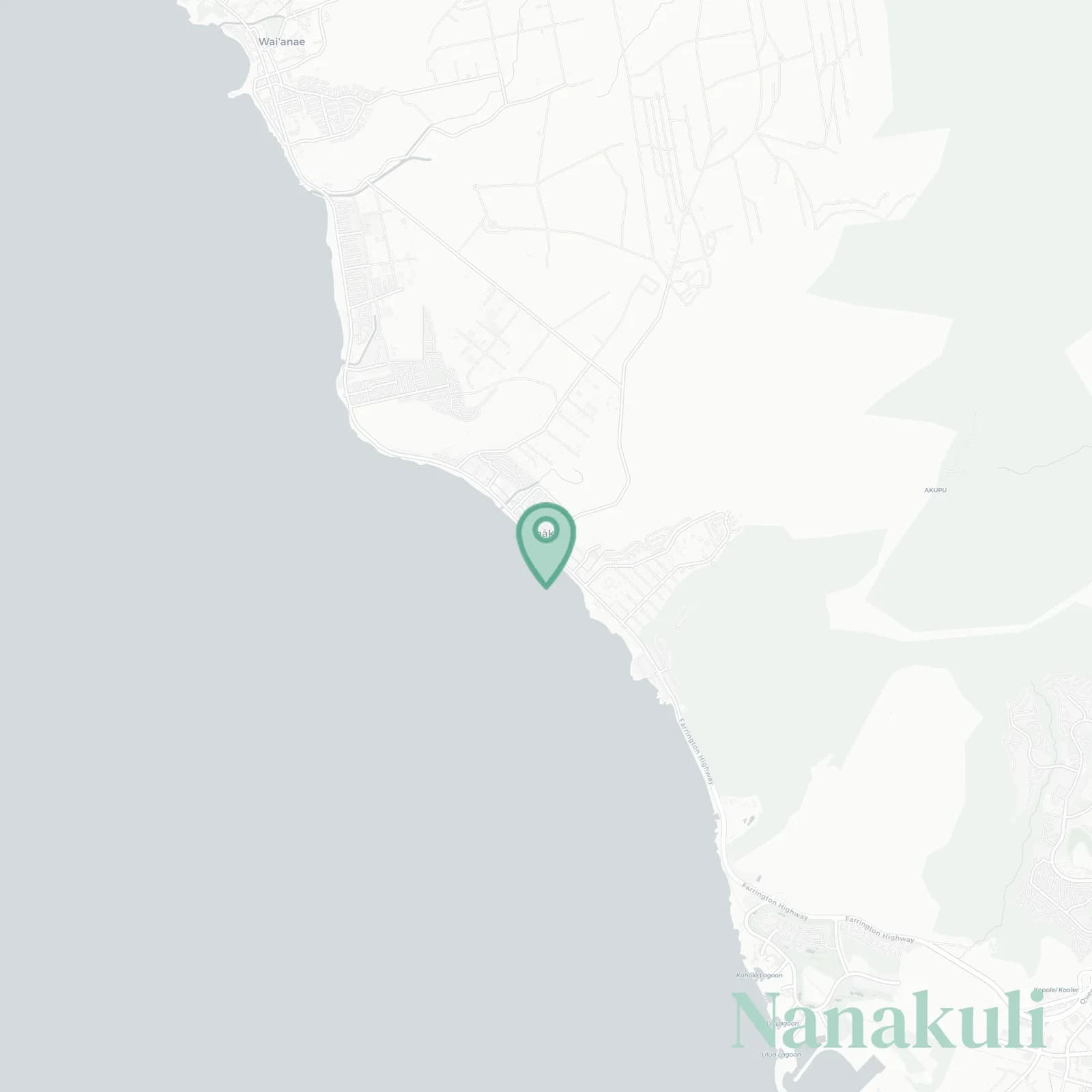 Nanakuli map