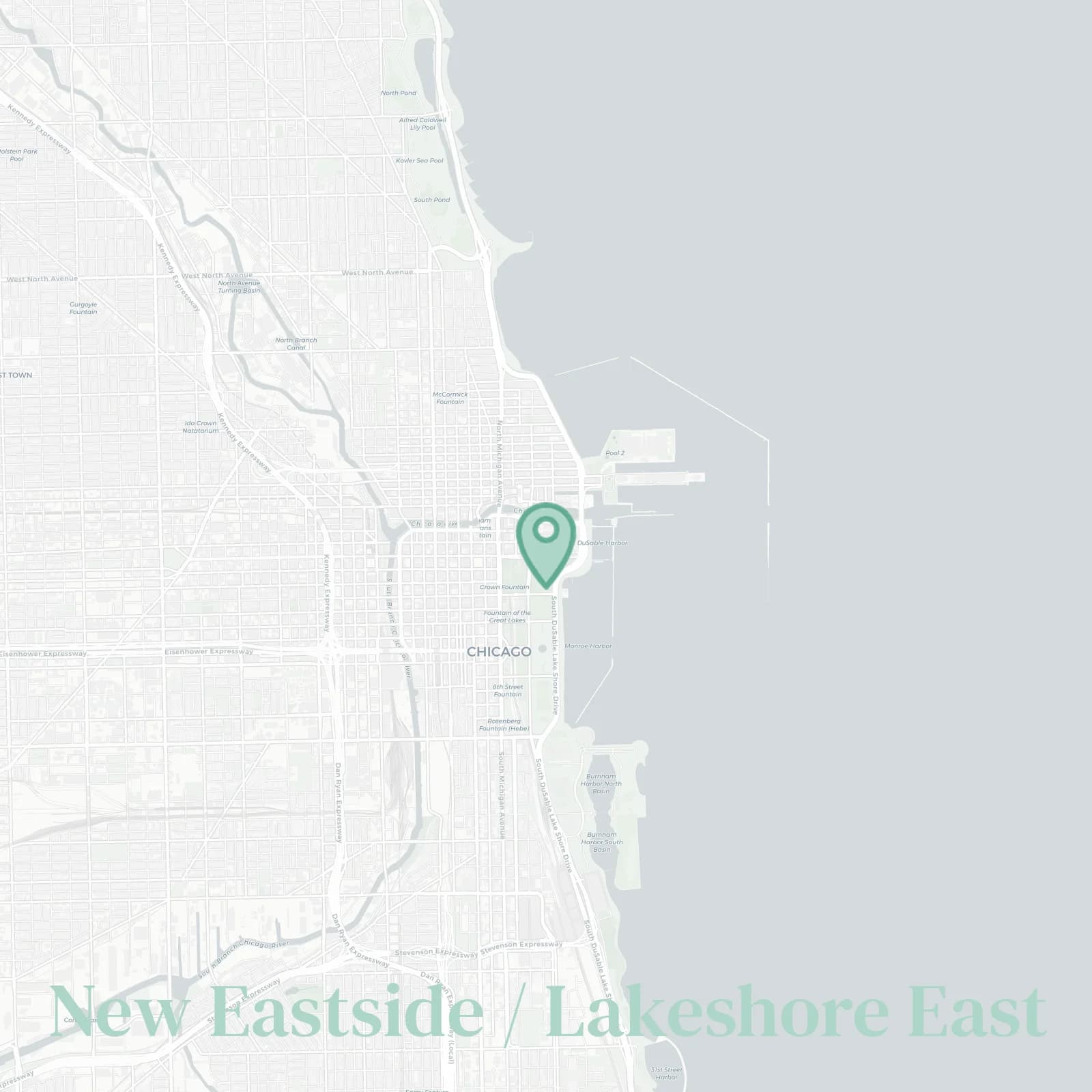 New Eastside / Lakeshore East map