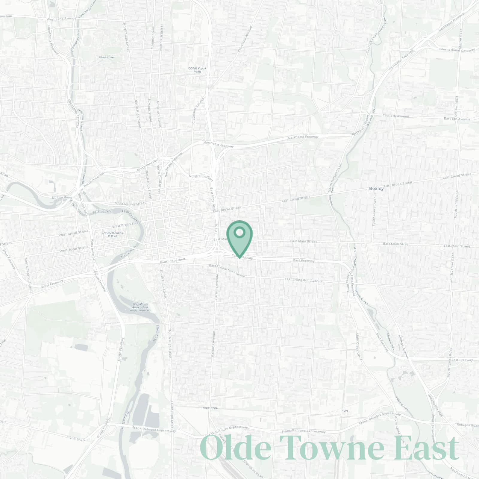 Olde Towne East map