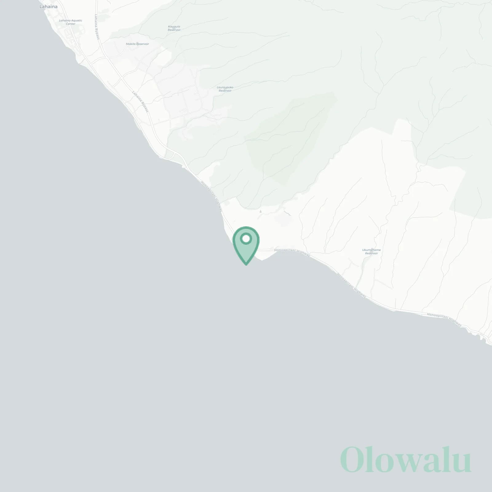 Olowalu map