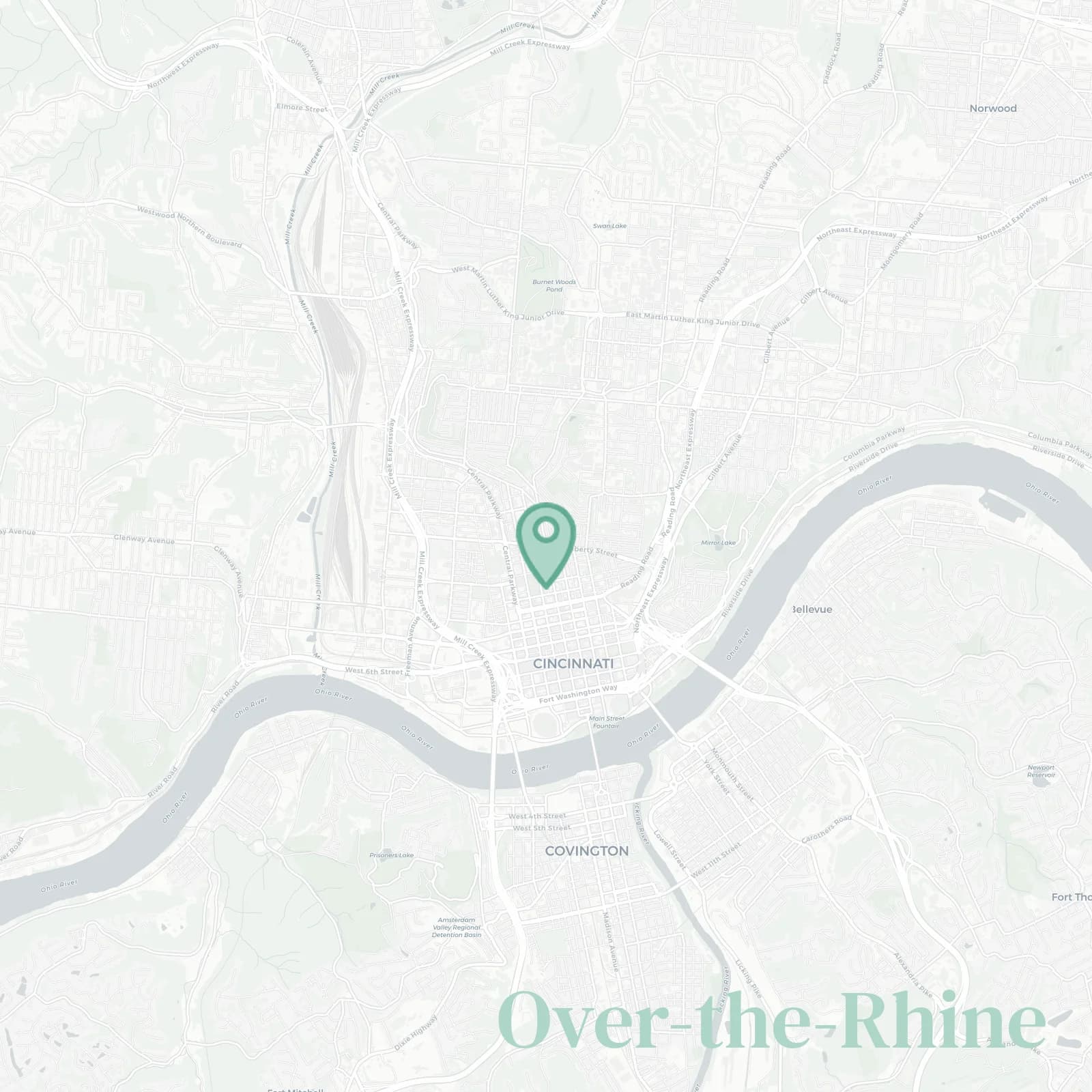 Over-the-Rhine map