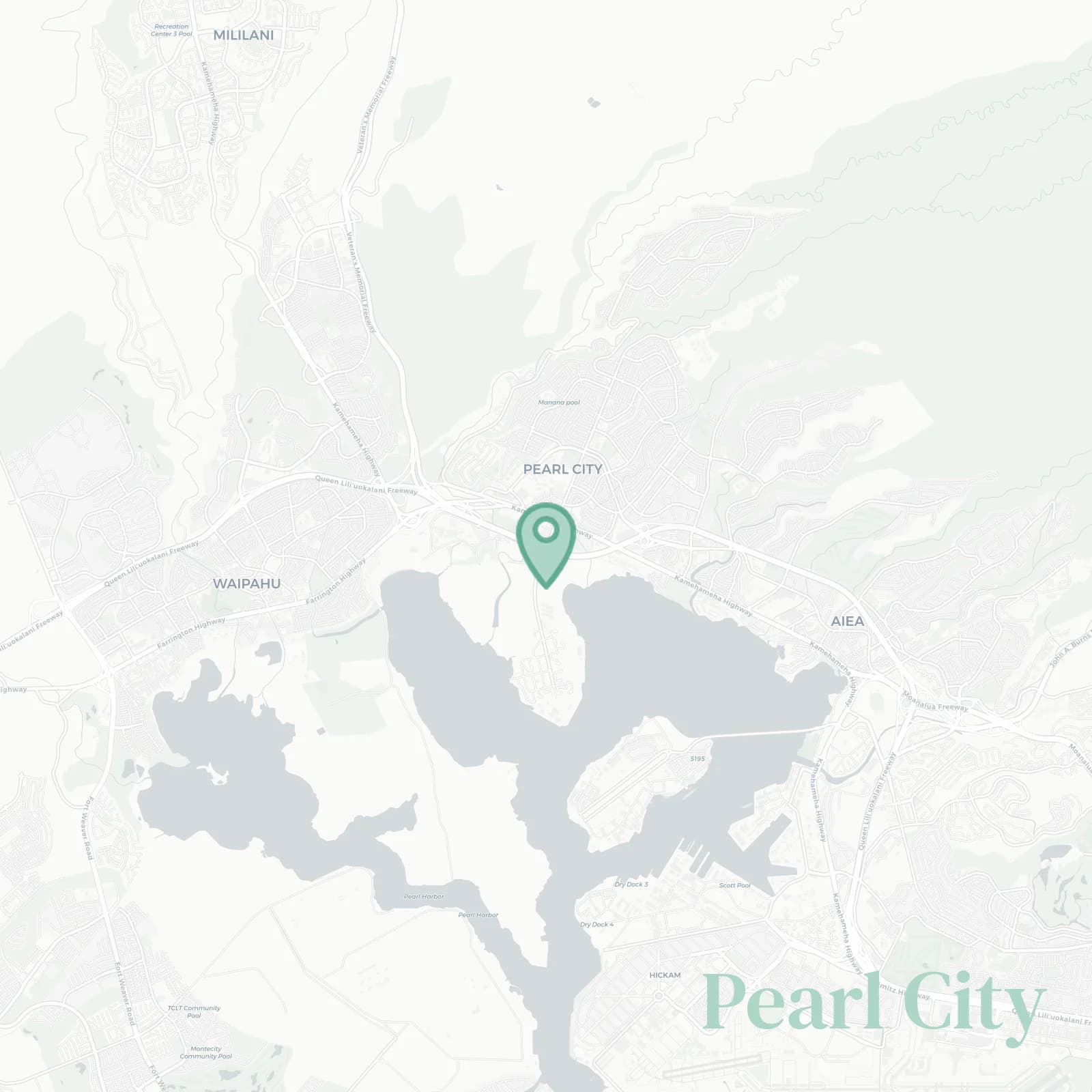 Pearl City map