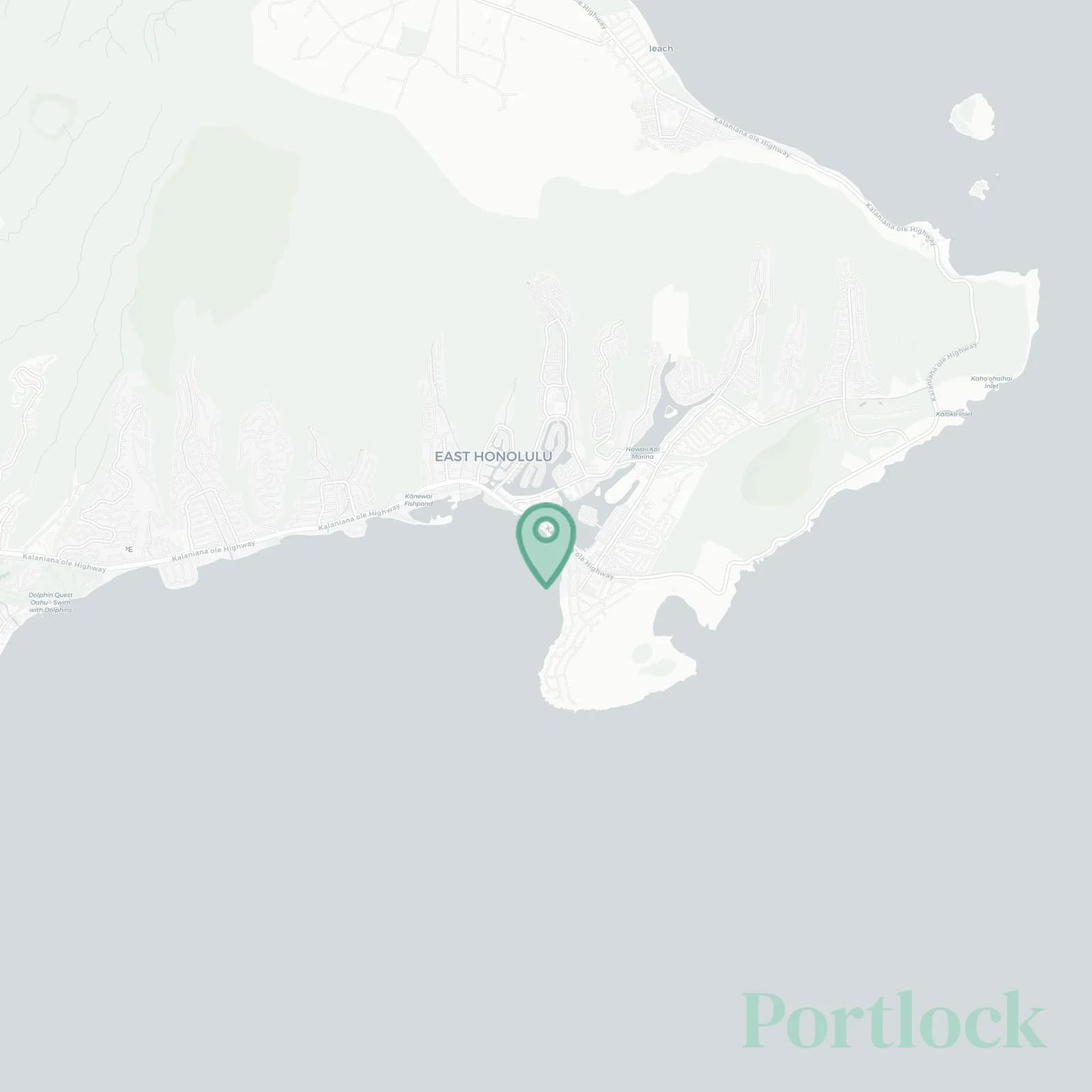 Portlock map