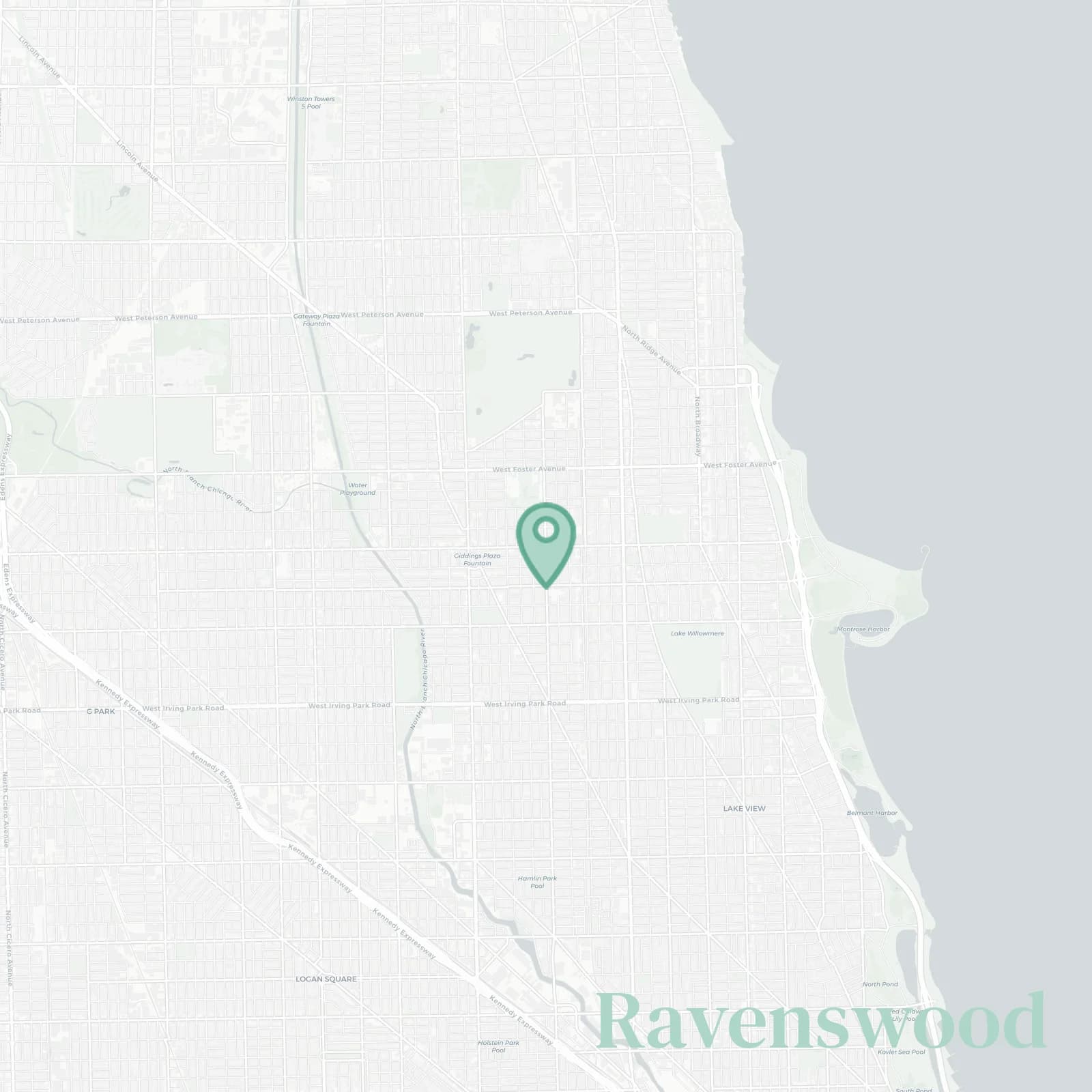 Ravenswood map