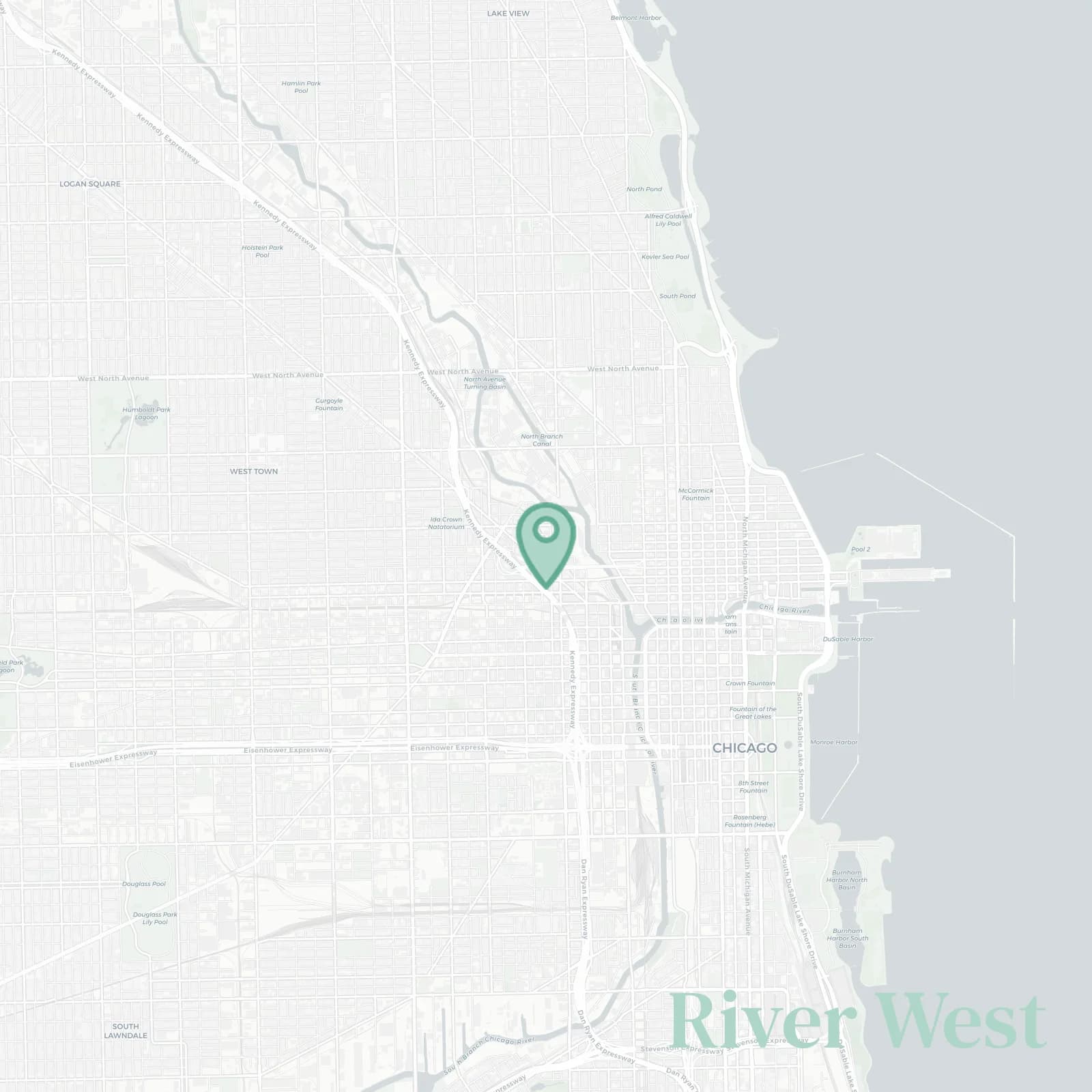 River West map