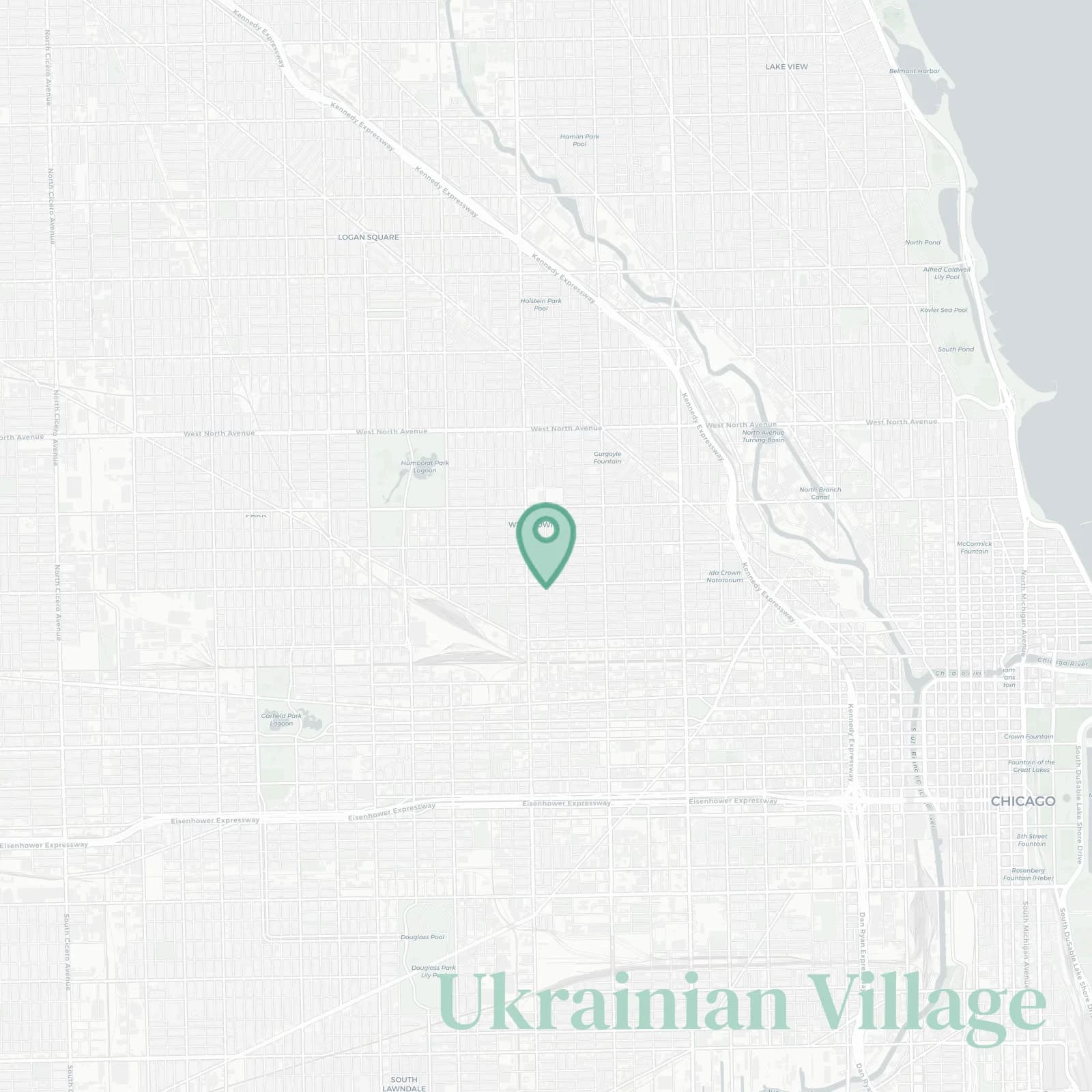 Ukrainian Village map