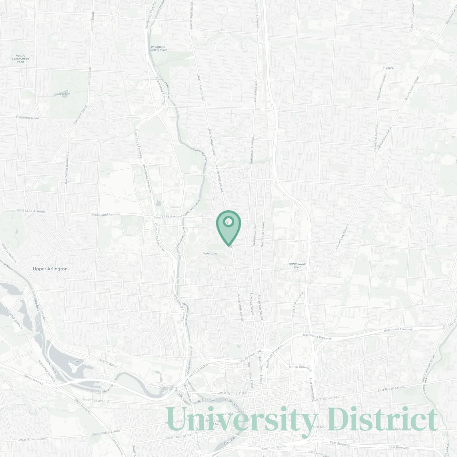 University District map